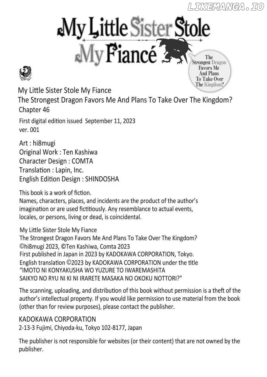 I was Told to Relinquish My Fiancé to My Little Sister, and the Greatest Dragon Took a Liking to Me and Unbelievably Took Over the Kingdom Chapter 46 - page 31