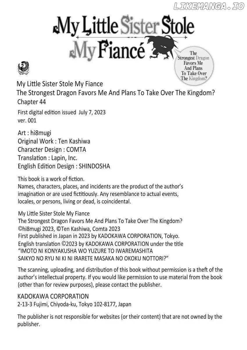 I was Told to Relinquish My Fiancé to My Little Sister, and the Greatest Dragon Took a Liking to Me and Unbelievably Took Over the Kingdom Chapter 44 - page 30