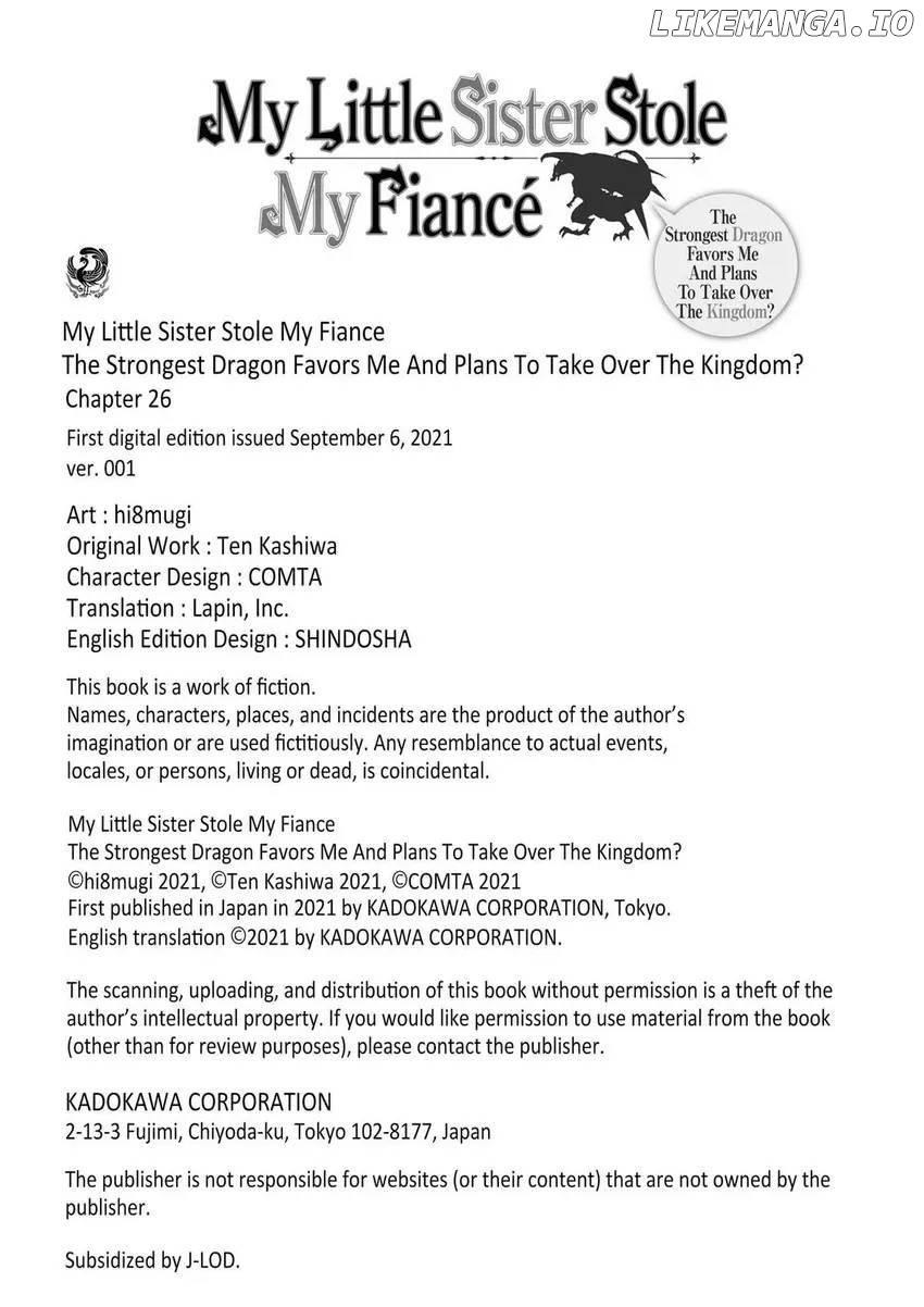 I was Told to Relinquish My Fiancé to My Little Sister, and the Greatest Dragon Took a Liking to Me and Unbelievably Took Over the Kingdom Chapter 26 - page 34