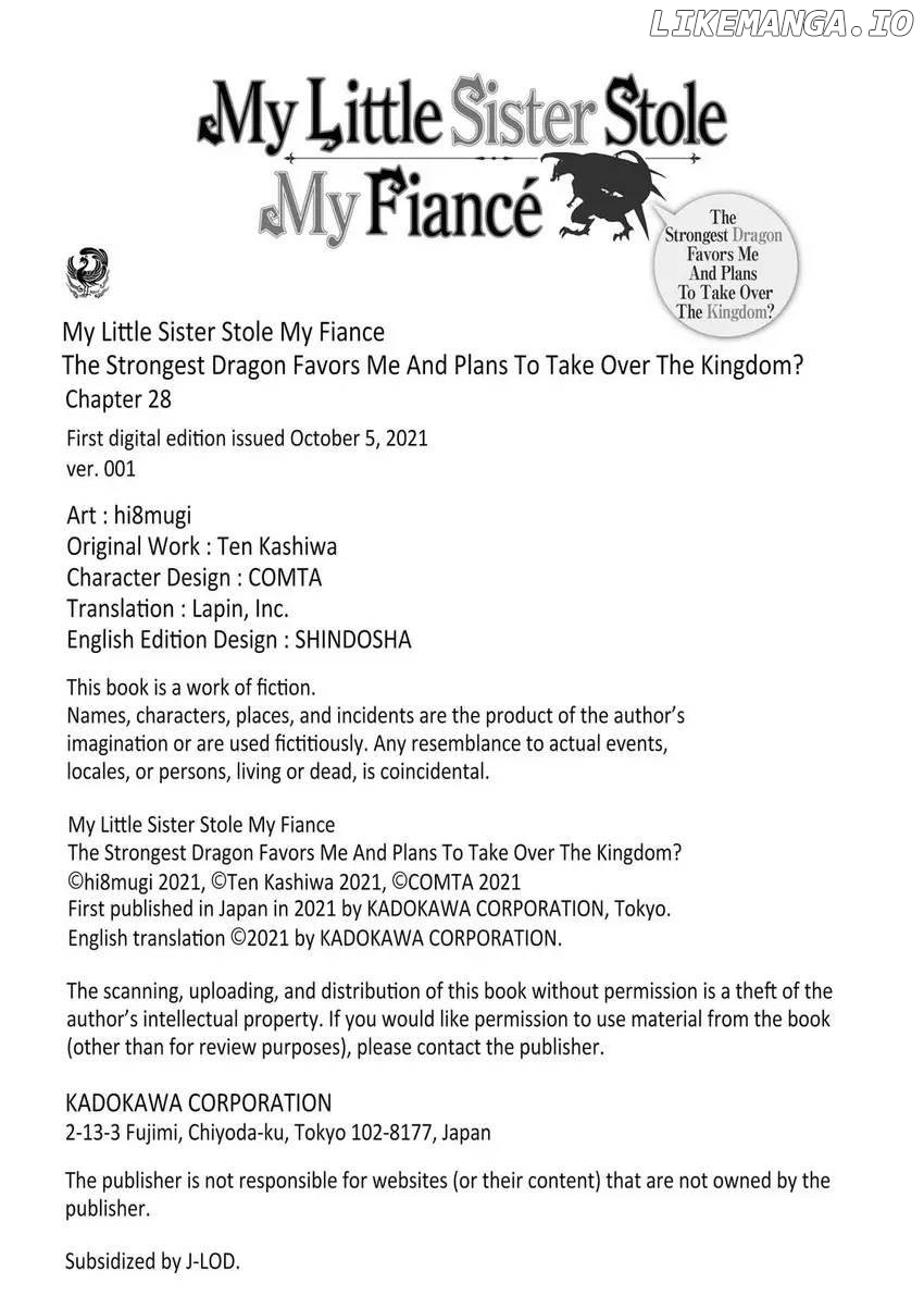 I was Told to Relinquish My Fiancé to My Little Sister, and the Greatest Dragon Took a Liking to Me and Unbelievably Took Over the Kingdom Chapter 28 - page 30