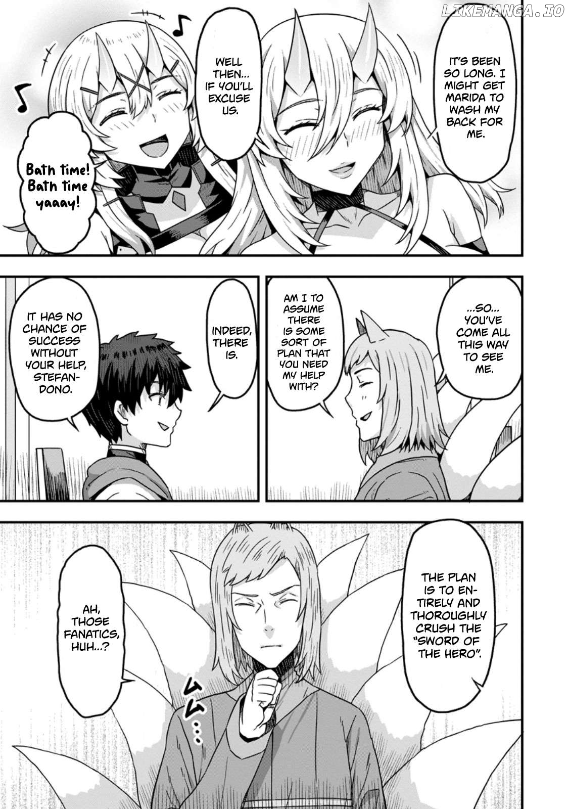 Isekai Saikyou no Yome desu ga, Yoru no Tatakai wa Ore no Hou ga Tsuyoi You desu ~Chiryaku o Ikashite Nariagaru Harem Senki~ Chapter 11 - page 19