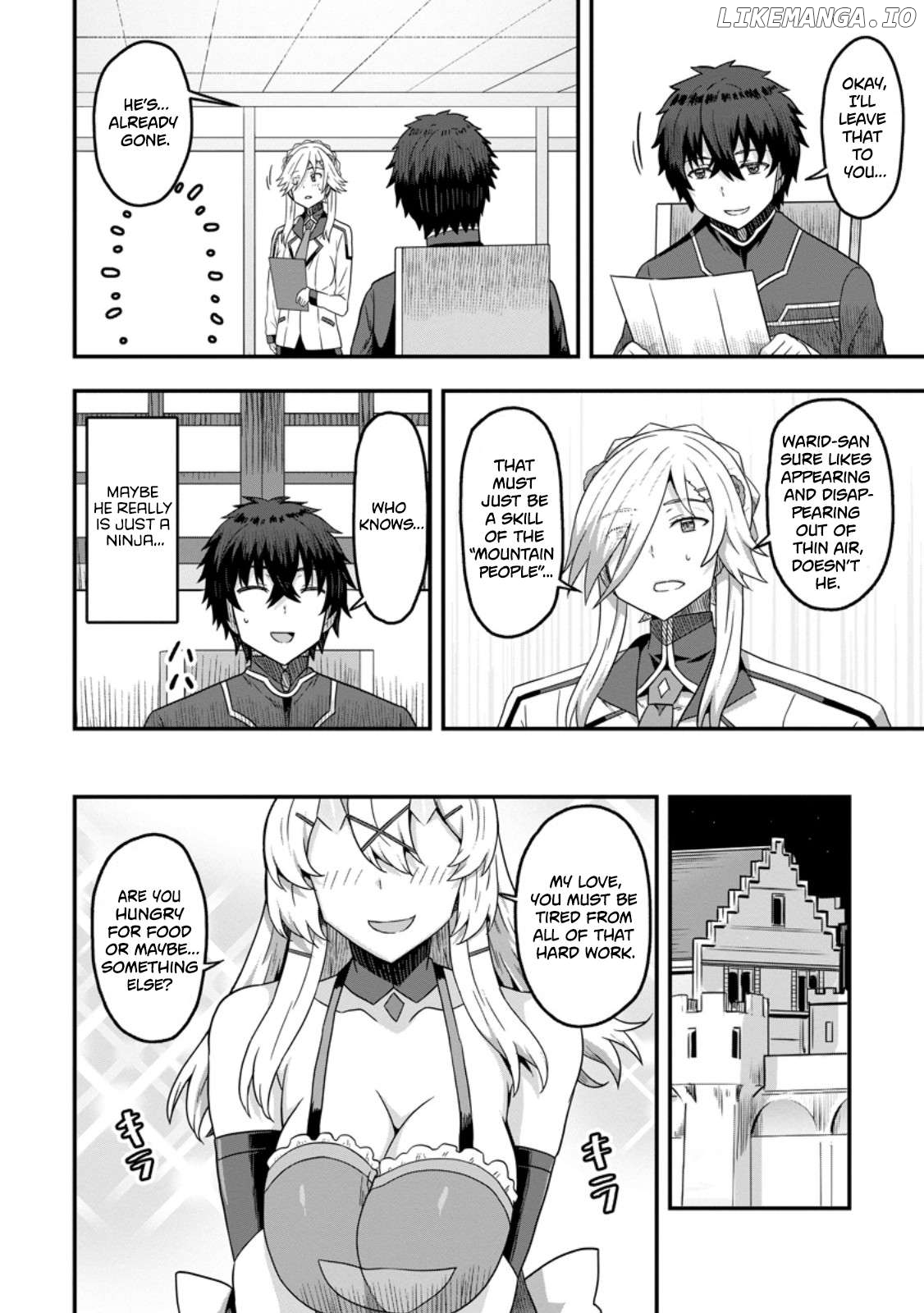 Isekai Saikyou no Yome desu ga, Yoru no Tatakai wa Ore no Hou ga Tsuyoi You desu ~Chiryaku o Ikashite Nariagaru Harem Senki~ Chapter 12 - page 14
