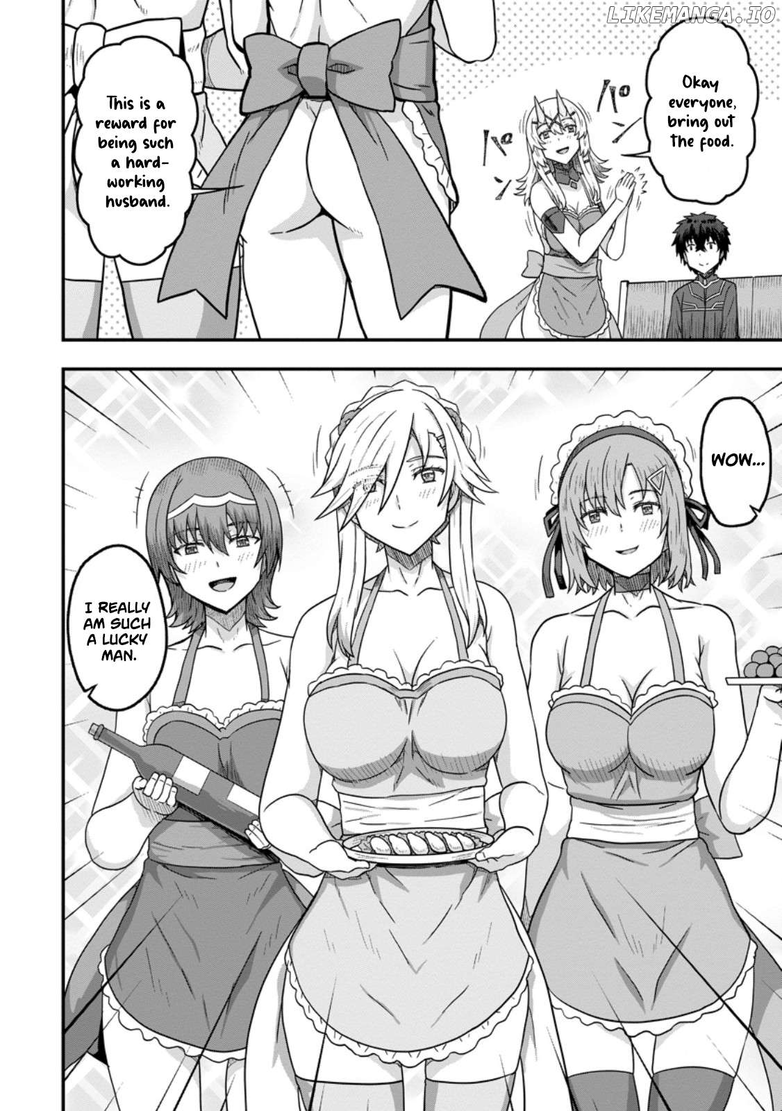 Isekai Saikyou no Yome desu ga, Yoru no Tatakai wa Ore no Hou ga Tsuyoi You desu ~Chiryaku o Ikashite Nariagaru Harem Senki~ Chapter 12 - page 16