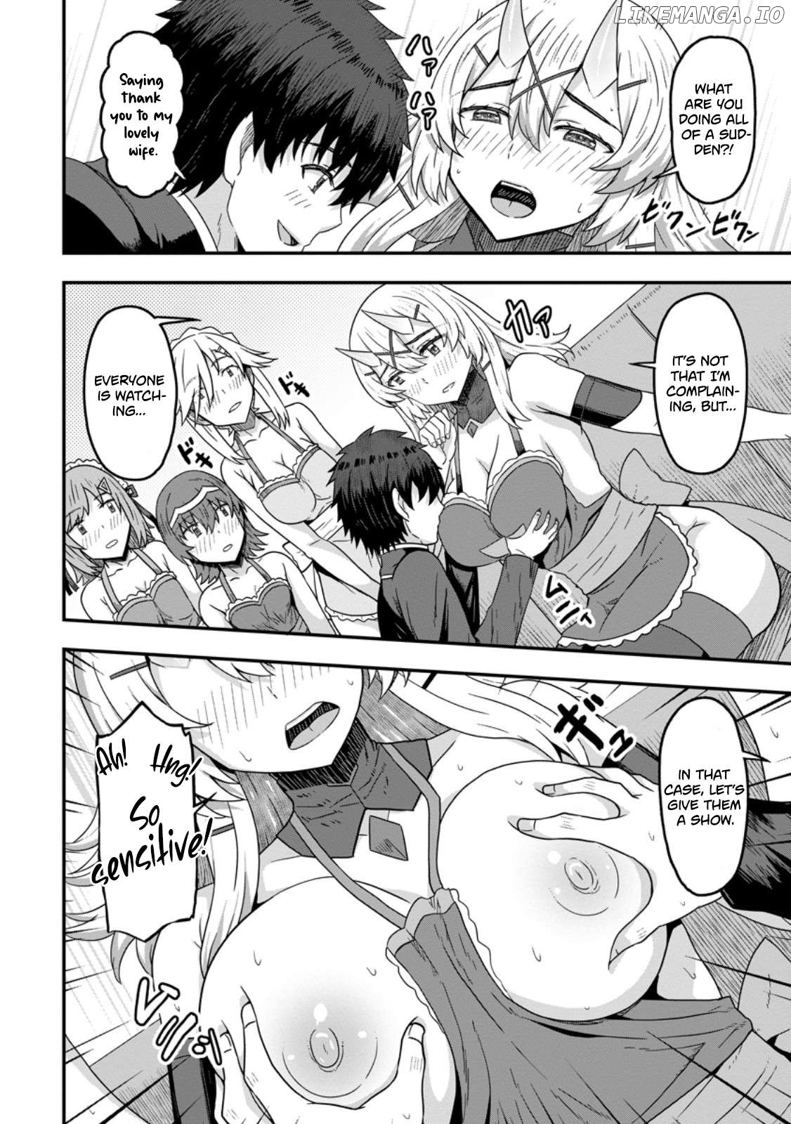 Isekai Saikyou no Yome desu ga, Yoru no Tatakai wa Ore no Hou ga Tsuyoi You desu ~Chiryaku o Ikashite Nariagaru Harem Senki~ Chapter 12 - page 18