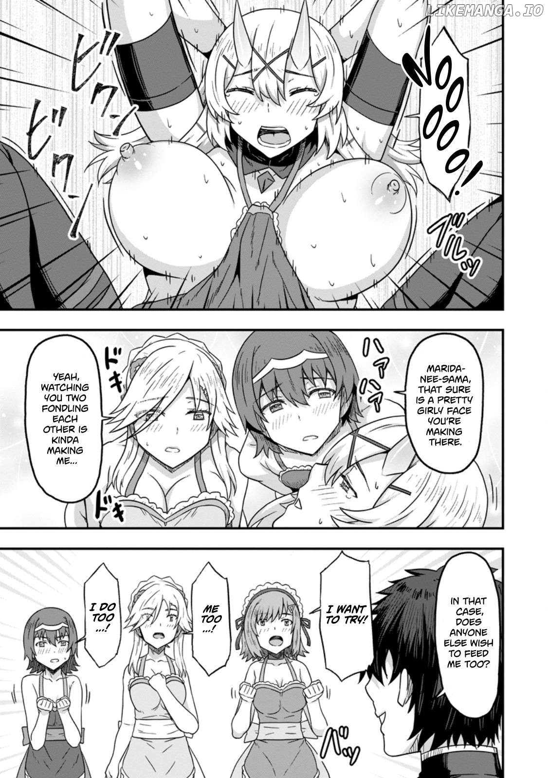 Isekai Saikyou no Yome desu ga, Yoru no Tatakai wa Ore no Hou ga Tsuyoi You desu ~Chiryaku o Ikashite Nariagaru Harem Senki~ Chapter 12 - page 19