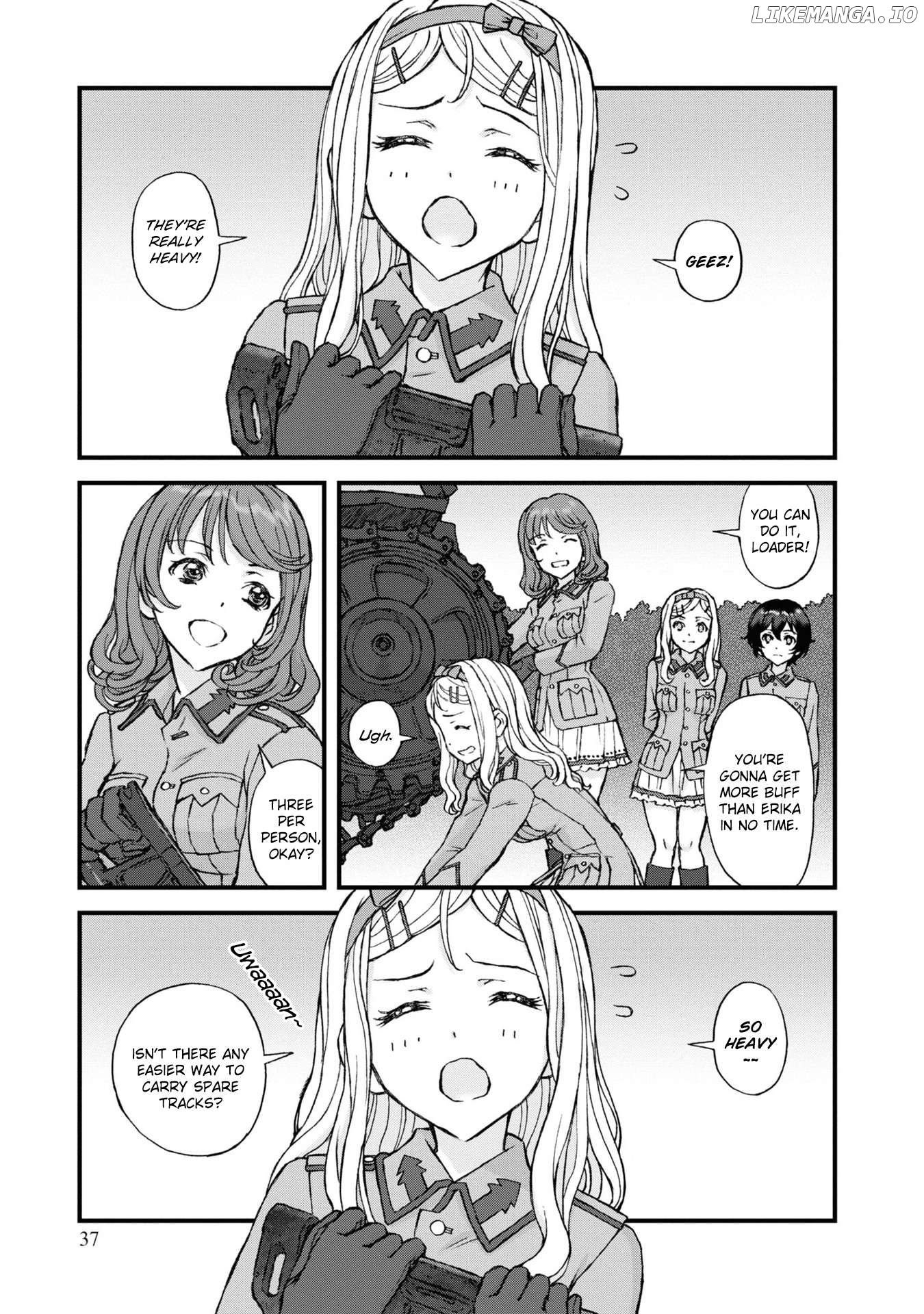 GIRLS und PANZER - The Fir Tree and the Iron-Winged Witch Chapter 15 - page 8