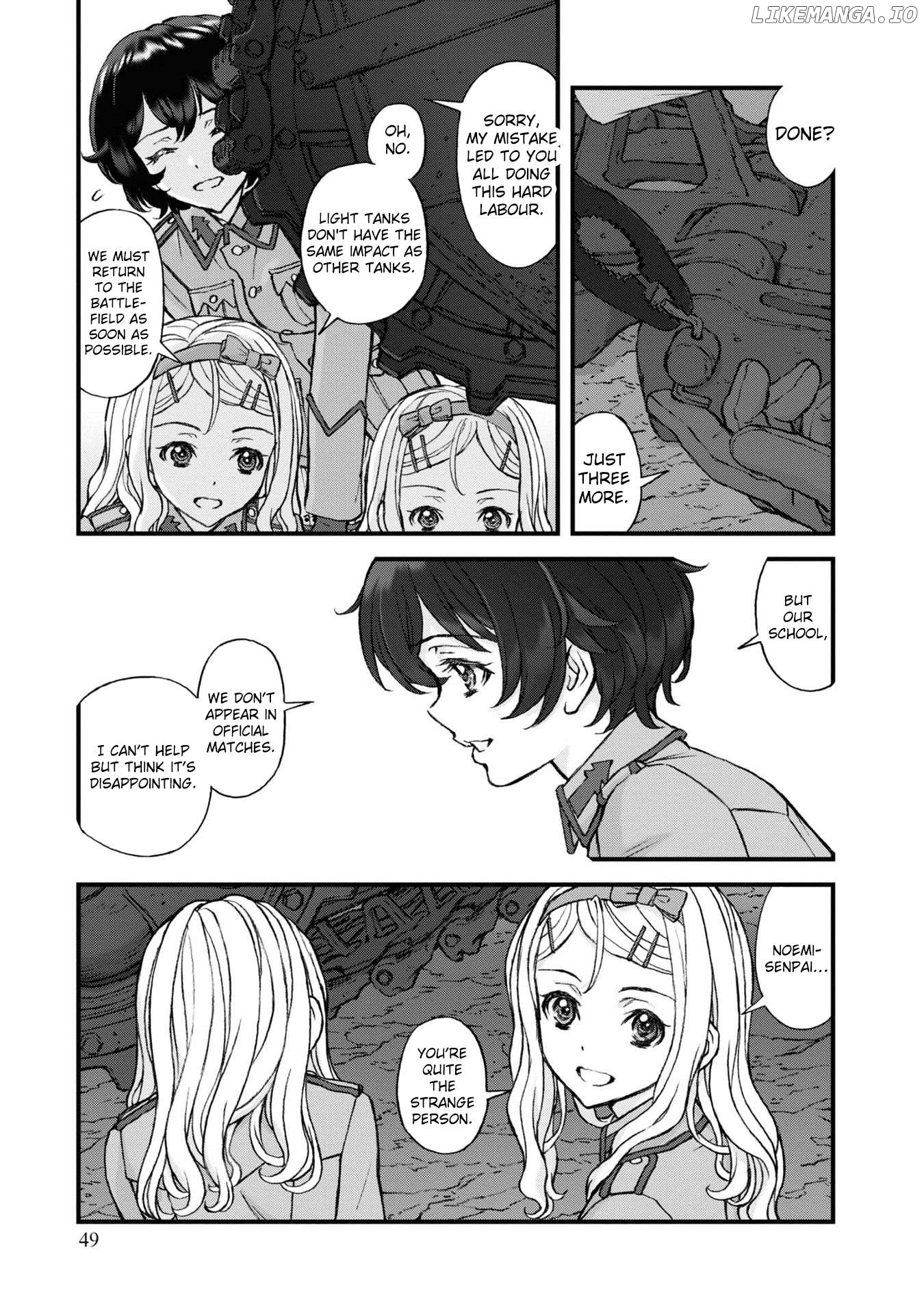 GIRLS und PANZER - The Fir Tree and the Iron-Winged Witch Chapter 16 - page 3
