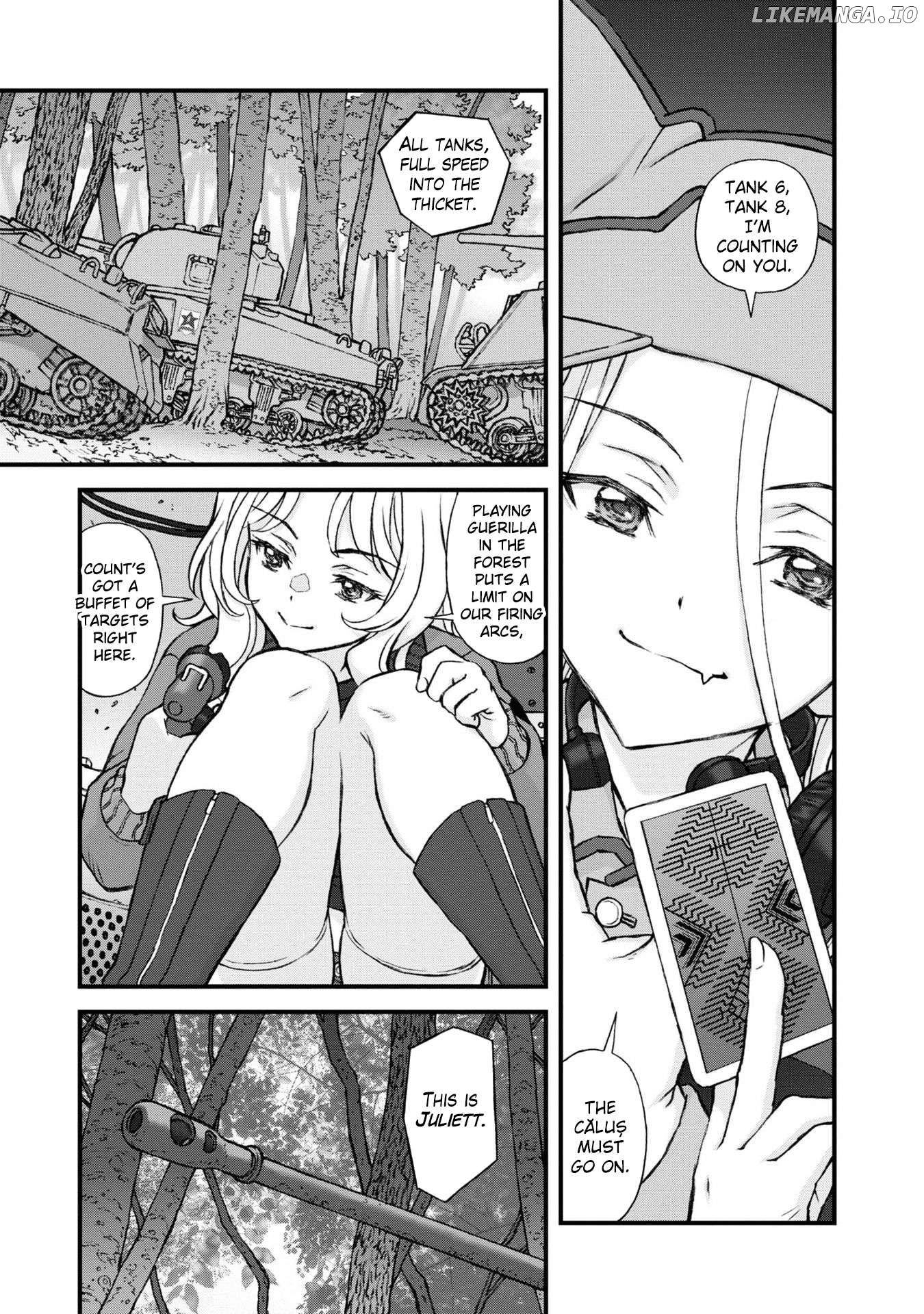 GIRLS und PANZER - The Fir Tree and the Iron-Winged Witch Chapter 21 - page 2