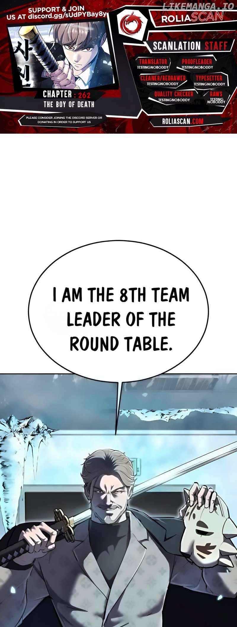 The Boy of Death Chapter 262 - page 1