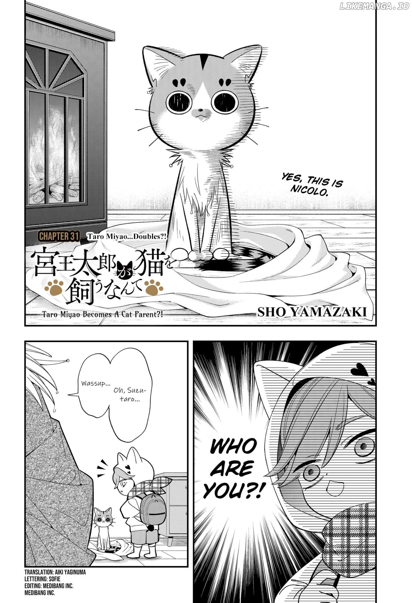 Taro Miyao Becomes A Cat Parent?! Chapter 31 - page 2