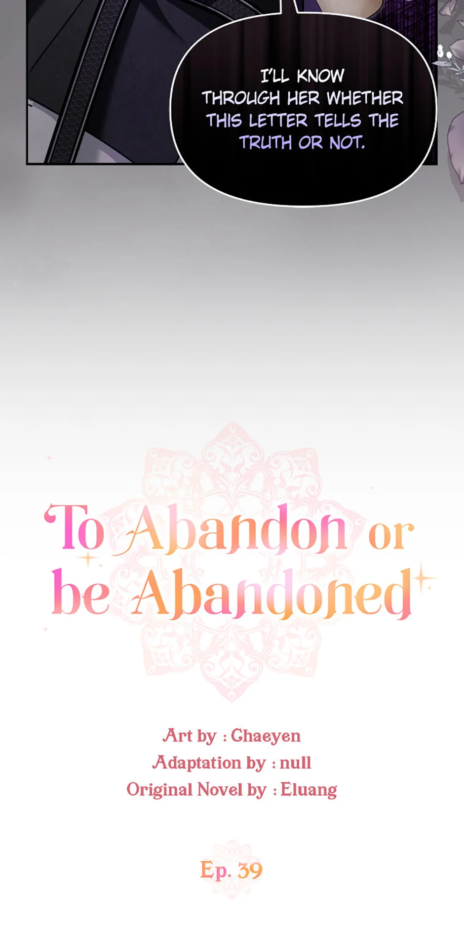I'd Rather Abandon Them Than Be Abandoned Chapter 39 - page 9