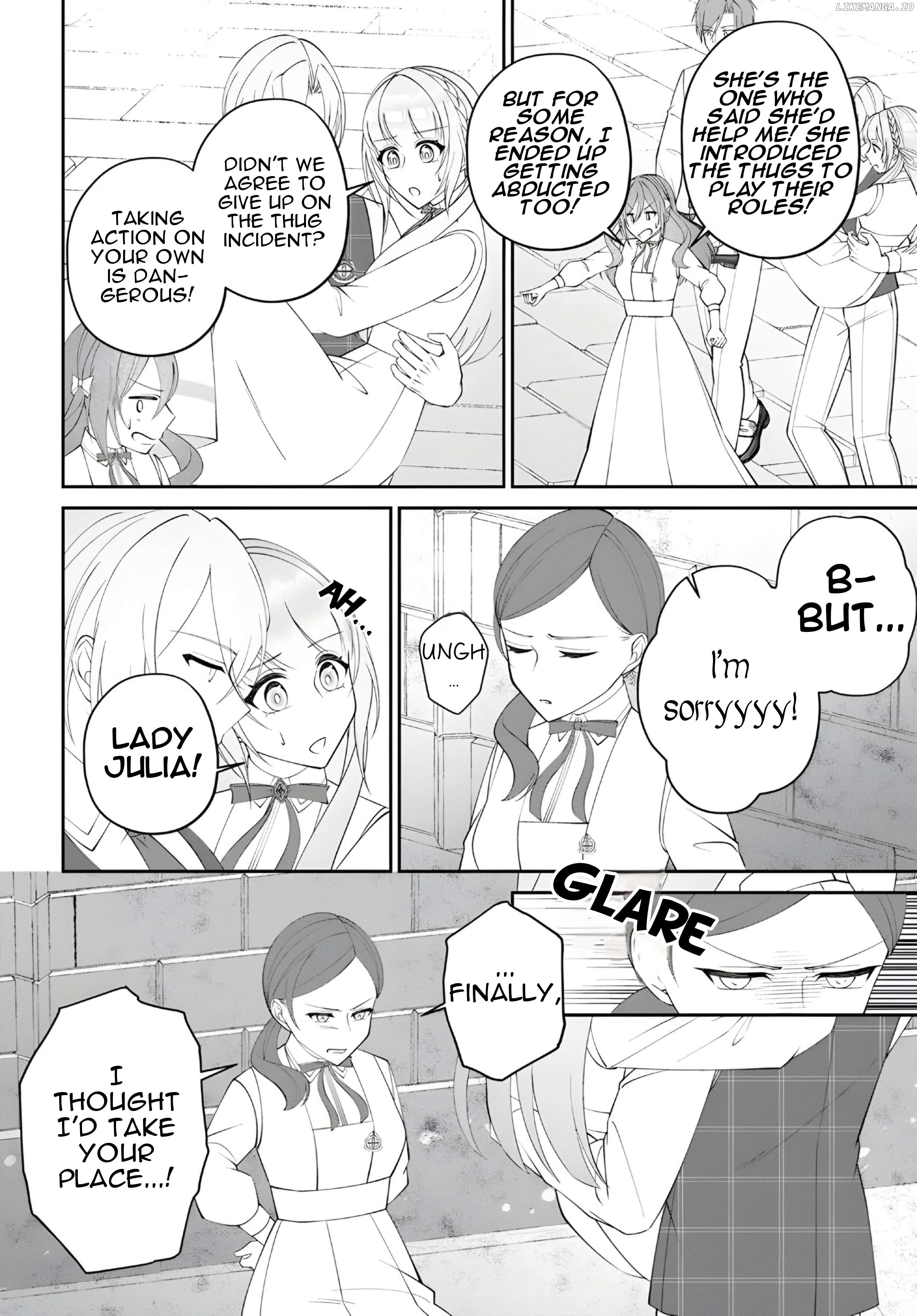 Watashi no Ue ni Ukabu "Akuyaki Reijou (Hametsu suru)" tte Nandeshou ka? Chapter 12 - page 7