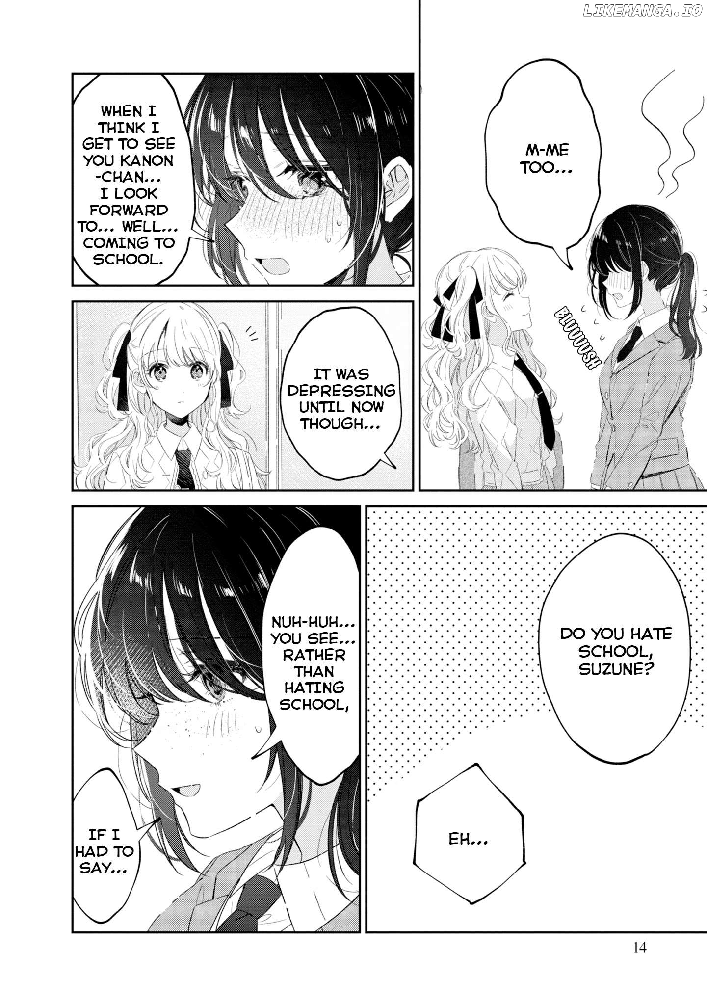 Hokenshitsu wa Futarikiri Chapter 14 - page 2