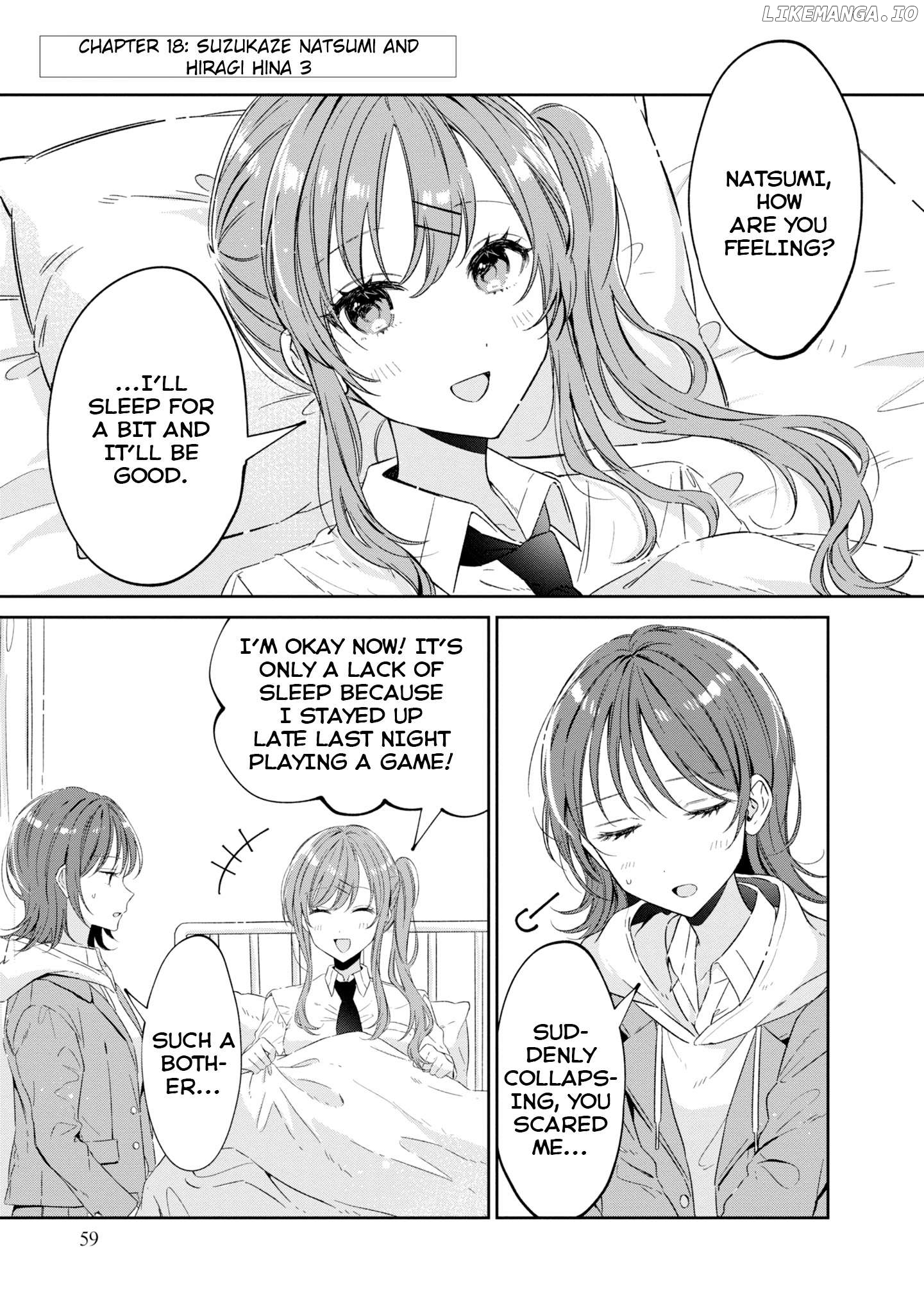 Hokenshitsu wa Futarikiri Chapter 18 - page 1