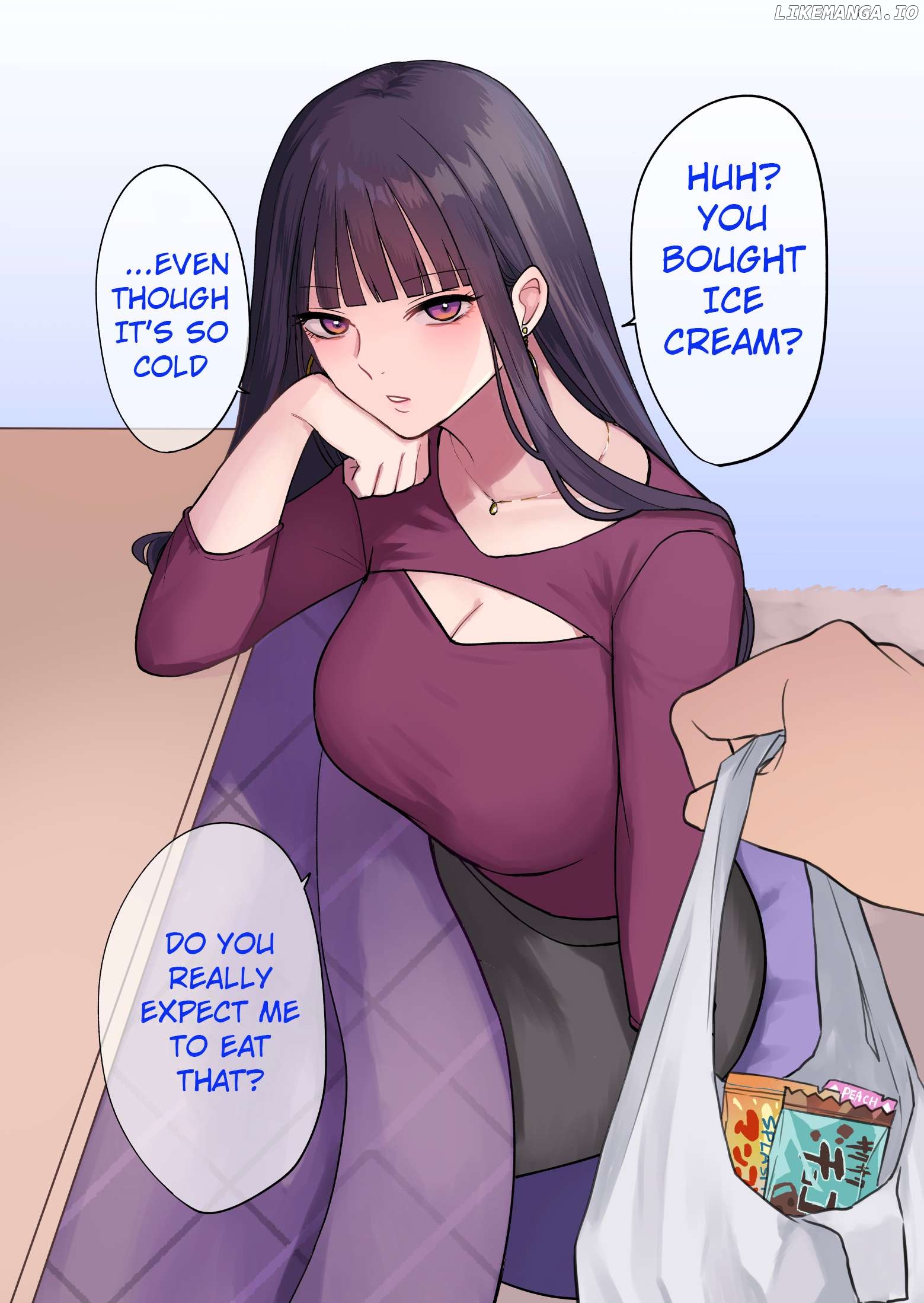 I Tried asking a favor to my Cool Girlfriend Chapter 8 - page 1