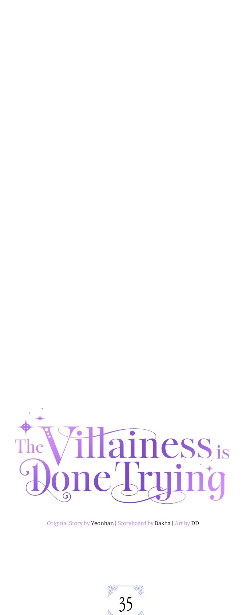 The Villainess is Done Trying Chapter 35 - page 8