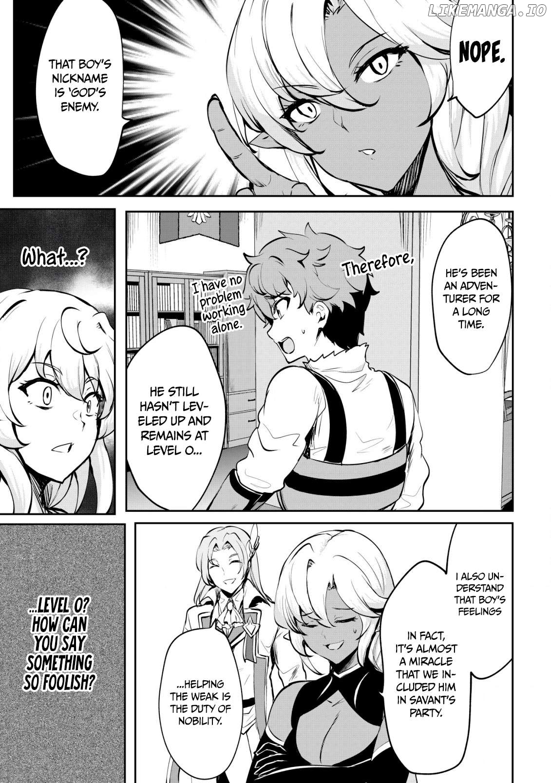 Dore dake Doryoku Shite mo Mannen Level 0 no Ore wa Tsuihou Sareta: Shin no Teki to Yobareta Shounen wa, Shachiku Megami to Deatte Saikyou no Chikara wo Te ni Ireru Chapter 7 - page 4