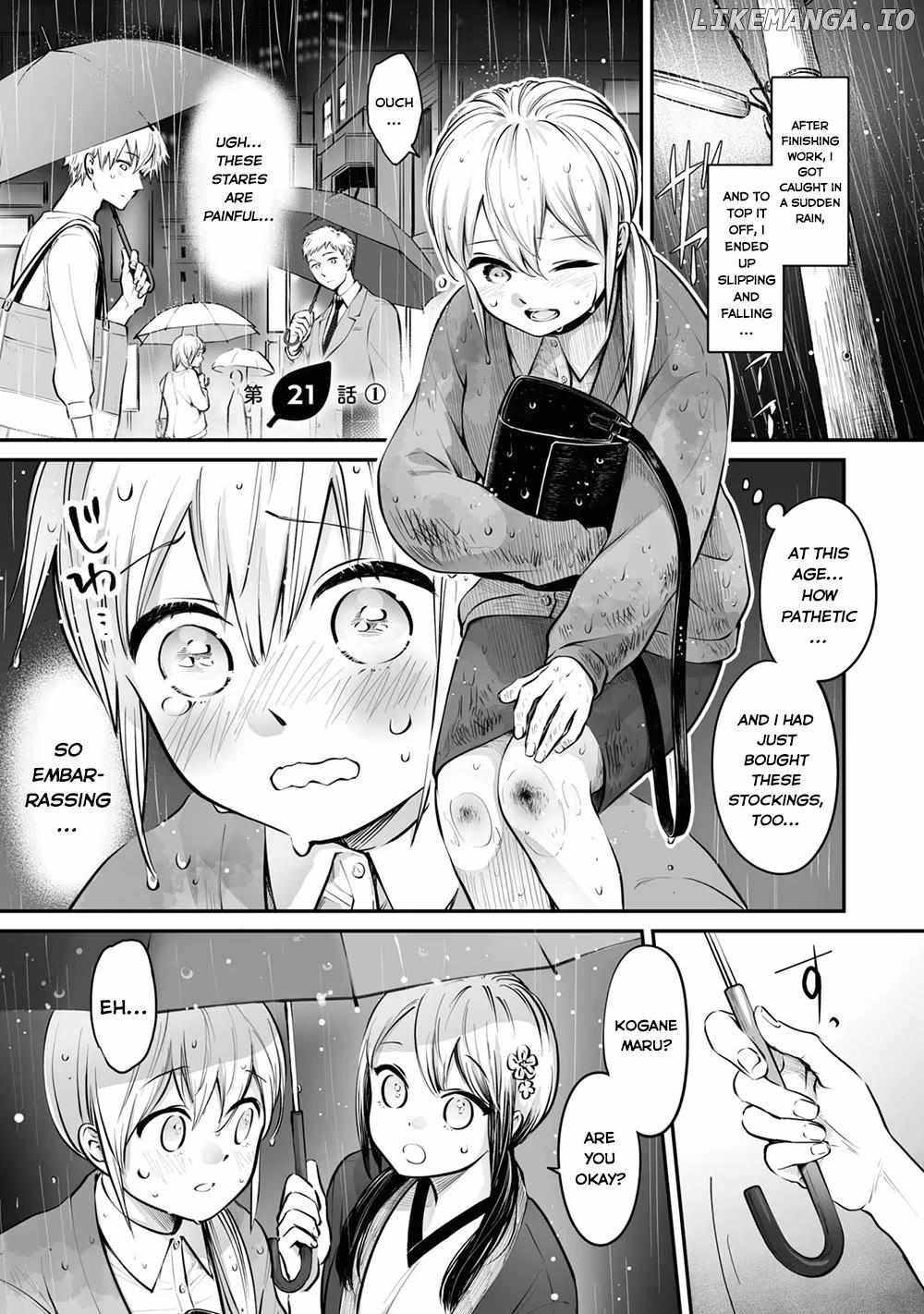 OL who was scouted by a raccoon when she tried to die Chapter 21.1 - page 1