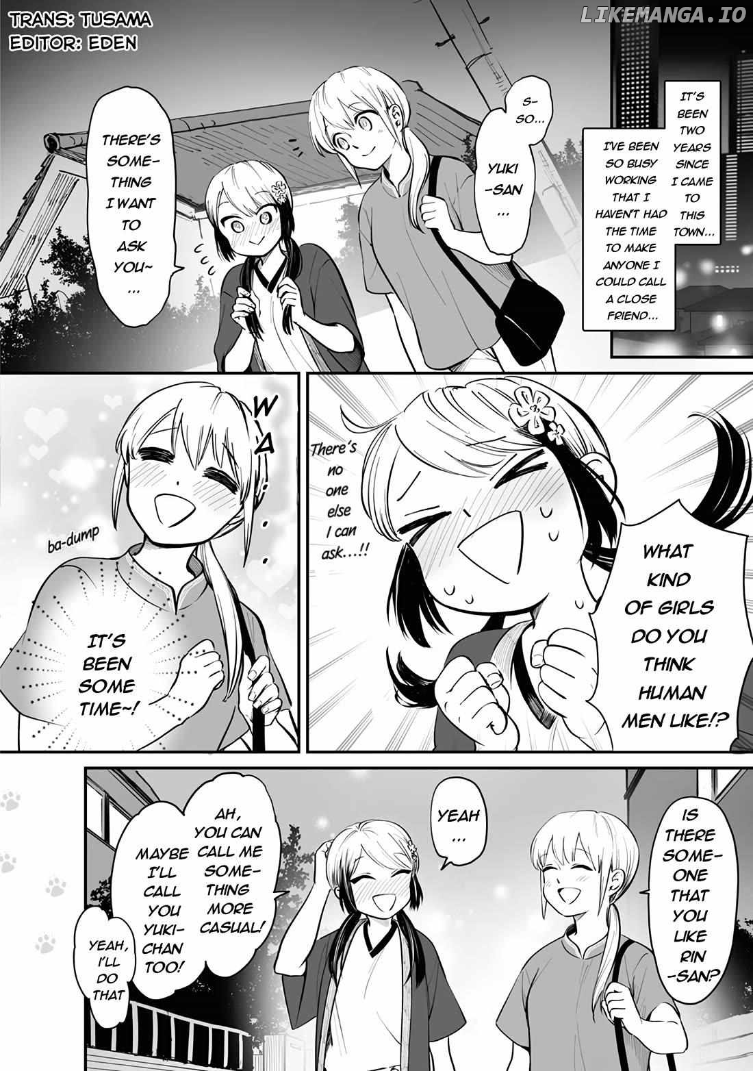 OL who was scouted by a raccoon when she tried to die Chapter 21.5 - page 1