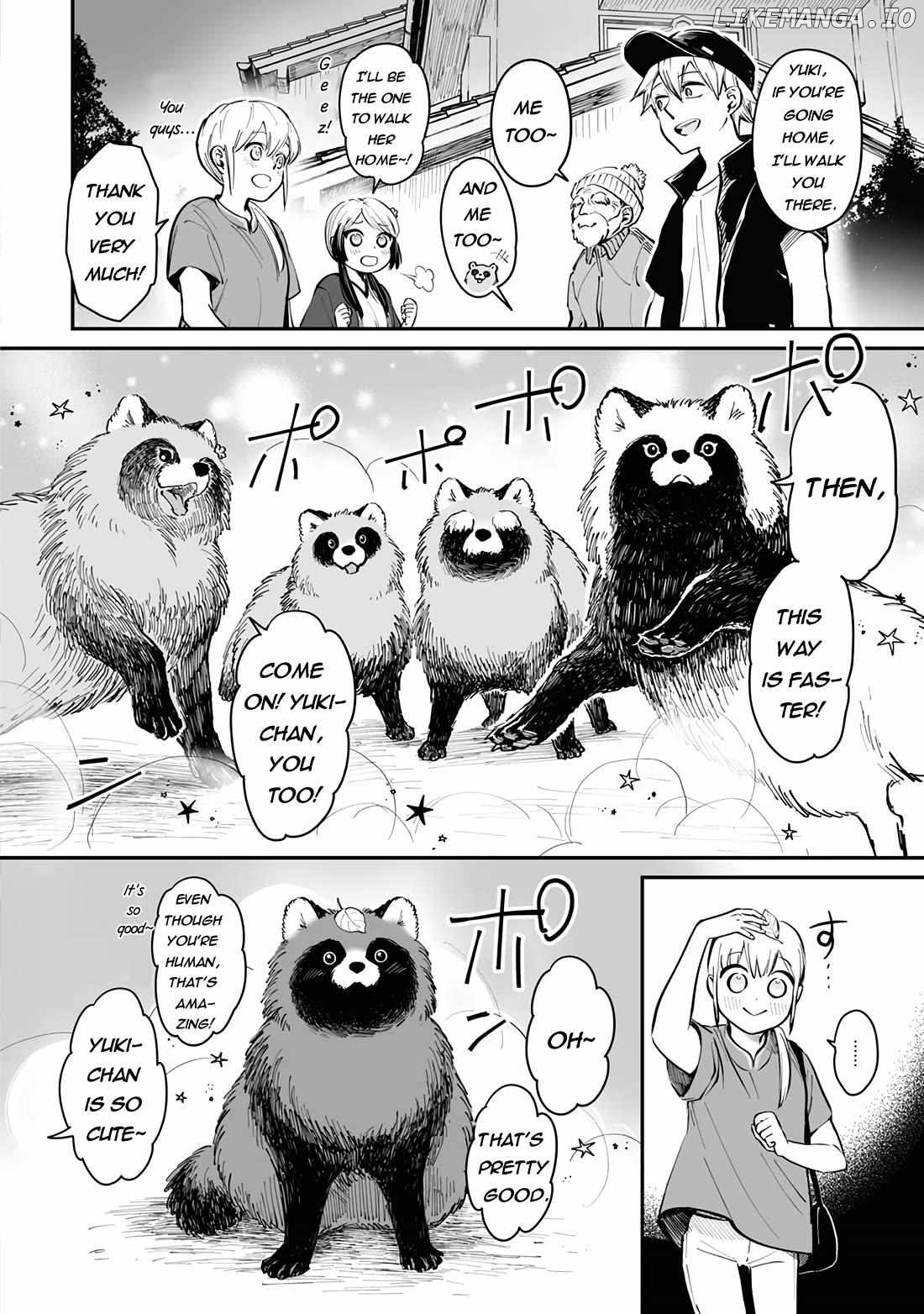 OL who was scouted by a raccoon when she tried to die Chapter 21.5 - page 4