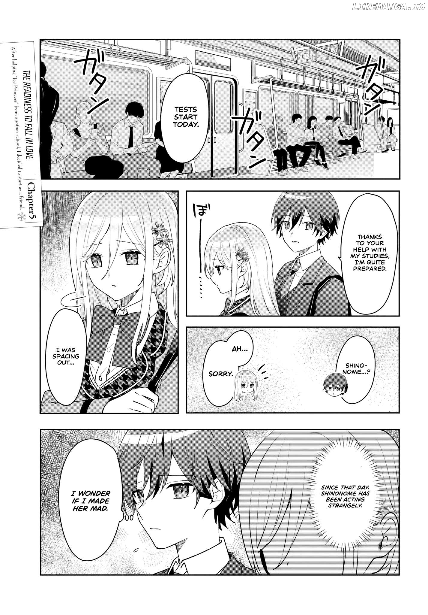 After I Save The Ice Princess From Another School From a Mol*ster, We Started as Friends Chapter 5 - page 3