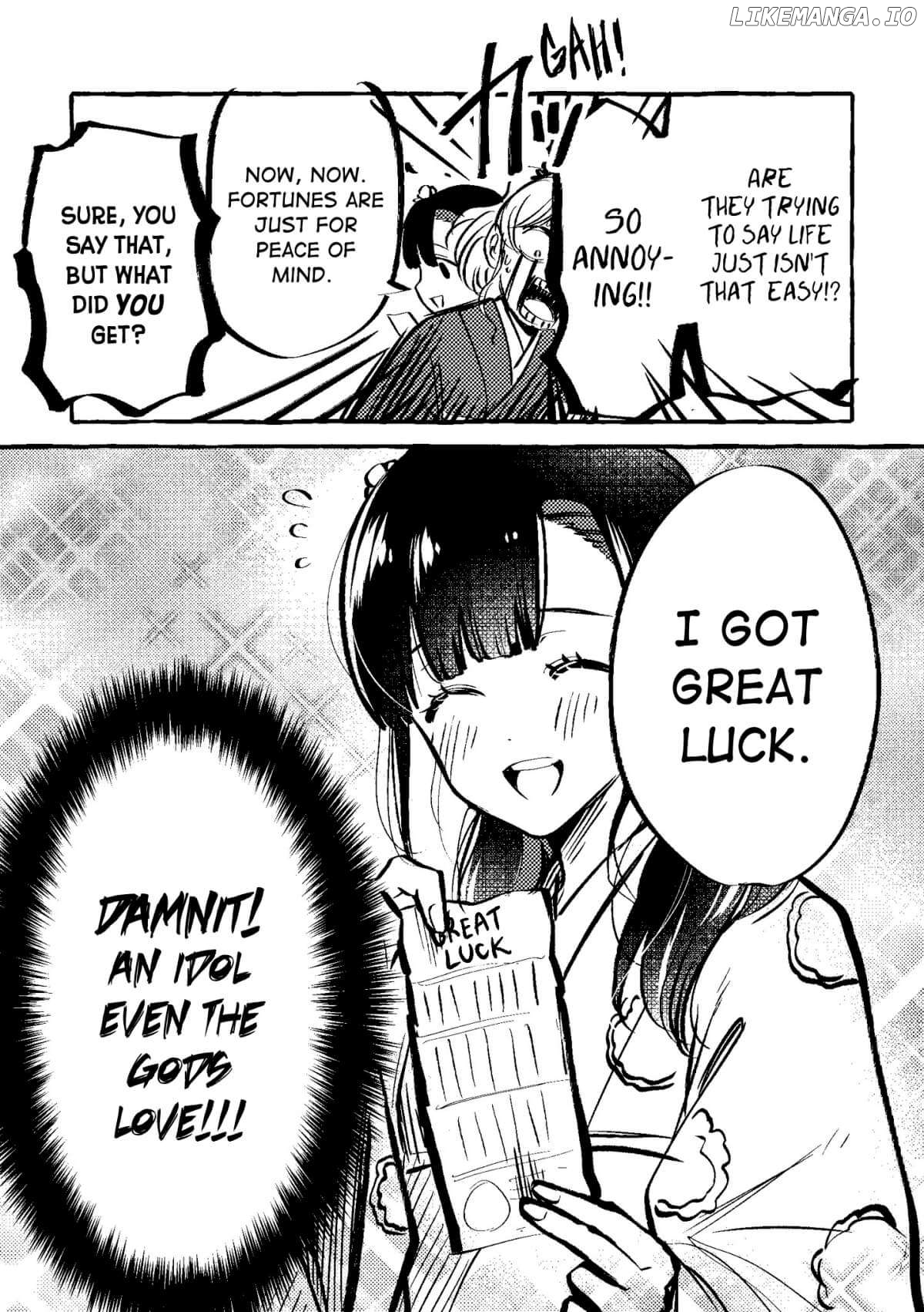 Oni Ure Idol ga Kyou mo Watashi wo Oshitekuru Chapter 10.1 - page 2