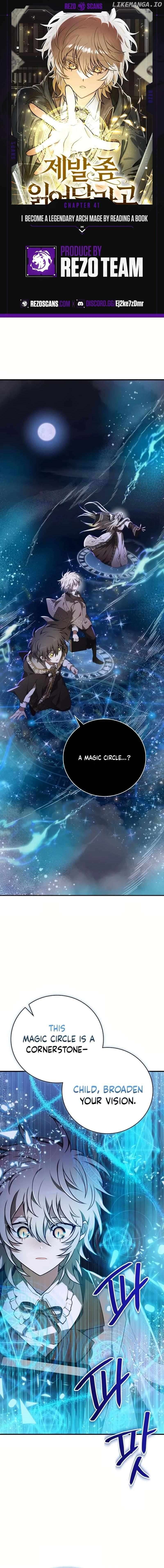 I Become a Legendary Arch Mage by Reading a Book Chapter 41 - page 1