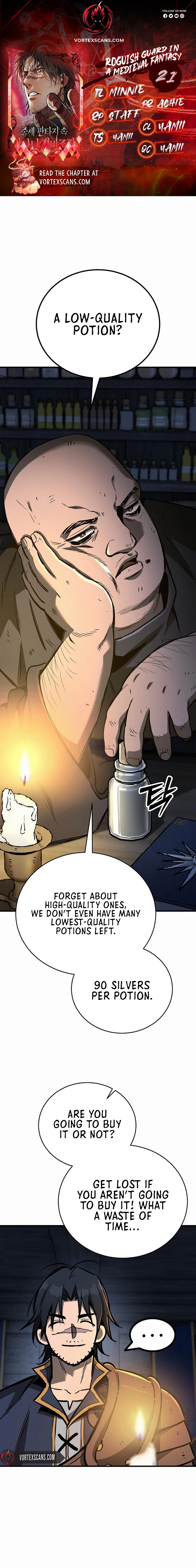 A Rogue Guard in a Medieval Fantasy Chapter 21 - page 1