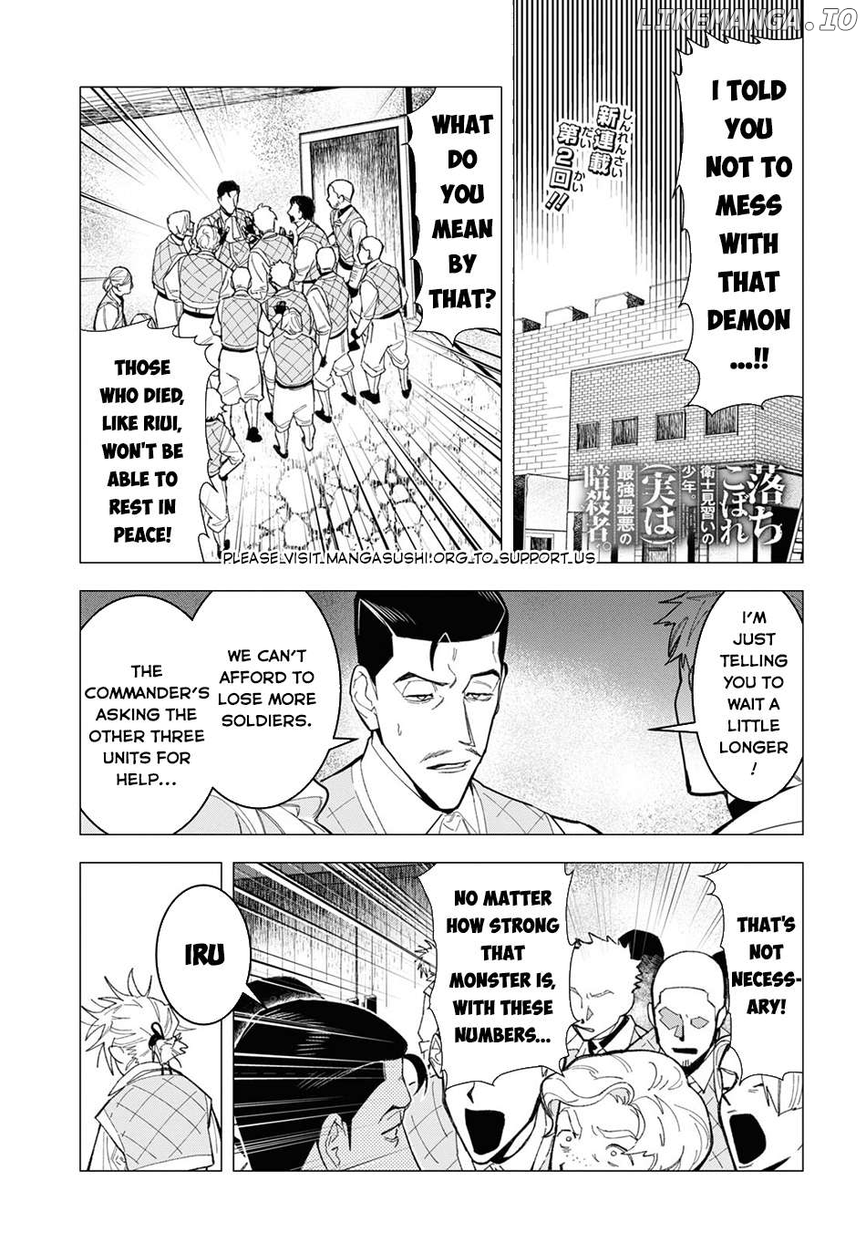 Ochikobore Eji Minarai no Shounen. (Jitsu wa) Saikyou Saiaku no Asashin. Chapter 2 - page 2