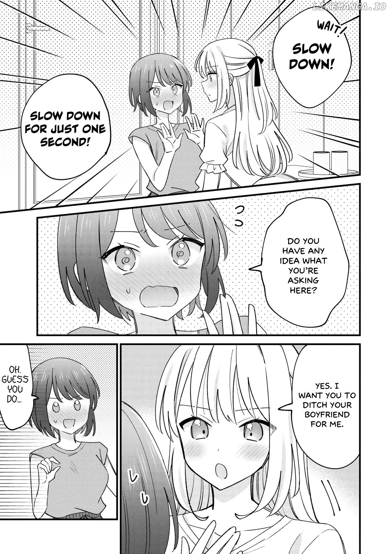 Kao dake yoi Classmate ga Yatara to Guigui Kuru Yuri no Hanashi Chapter 3 - page 1