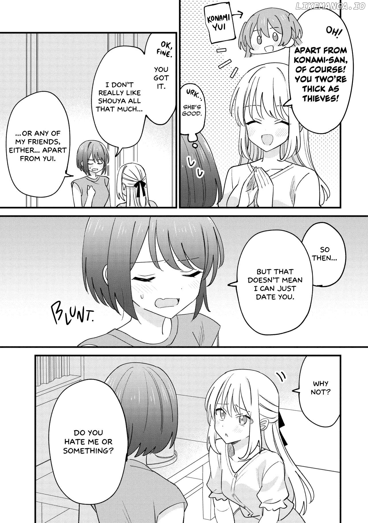 Kao dake yoi Classmate ga Yatara to Guigui Kuru Yuri no Hanashi Chapter 3 - page 9