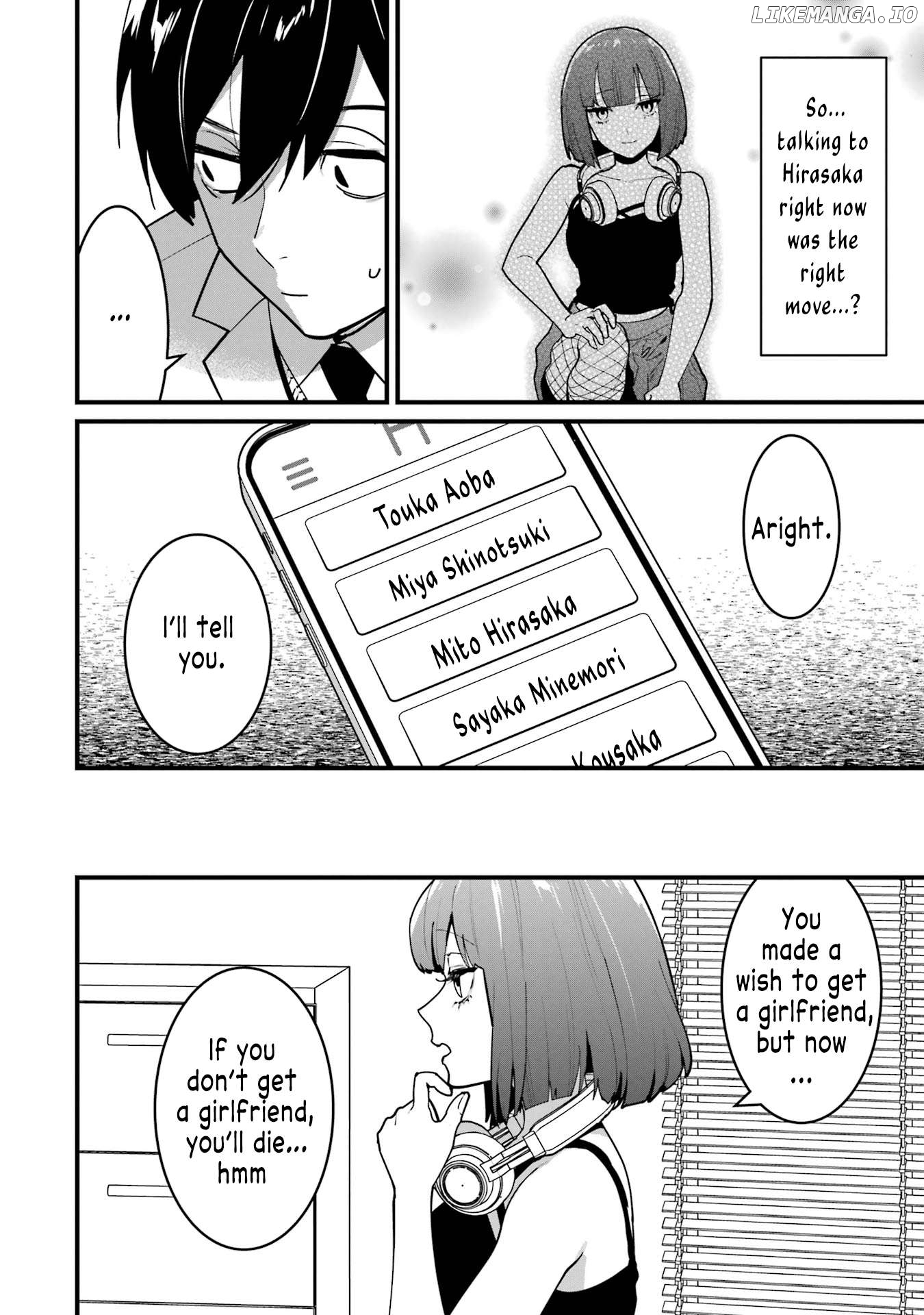 6-nin no Shinanai Shoujo to Kanarazu Shinu Unmei no Hito Chapter 10 - page 10