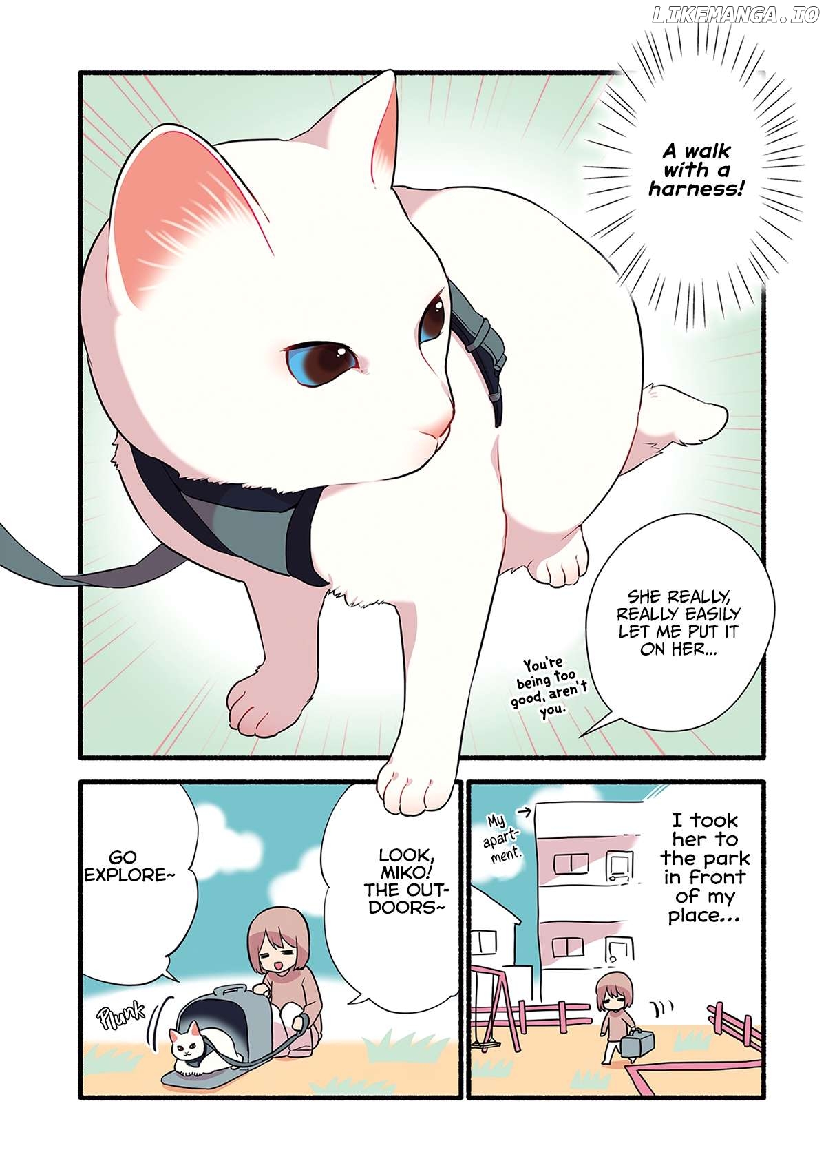 Aisaretagari no shironeko Miko-san Chapter 1.4 - page 4