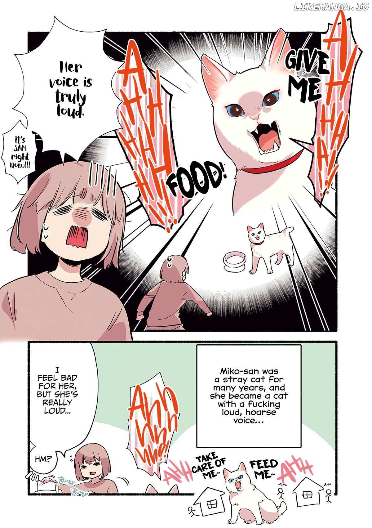 Aisaretagari no shironeko Miko-san Chapter 2.1 - page 4