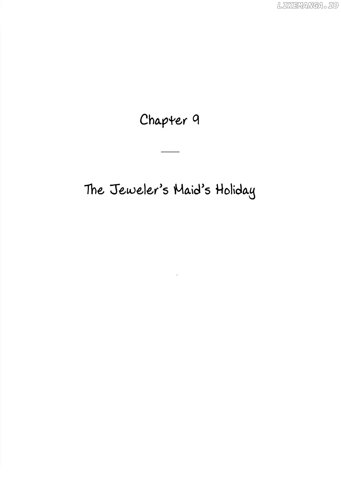 The Jeweller's Maid Chapter 9 - page 1