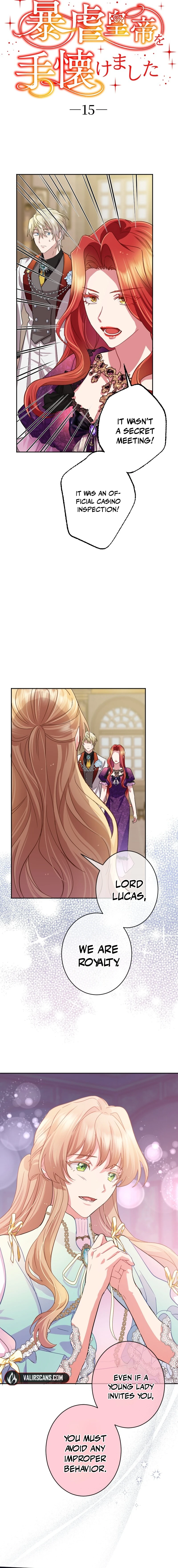 I Tamed the Tyrannical Emperor Chapter 15 - page 2