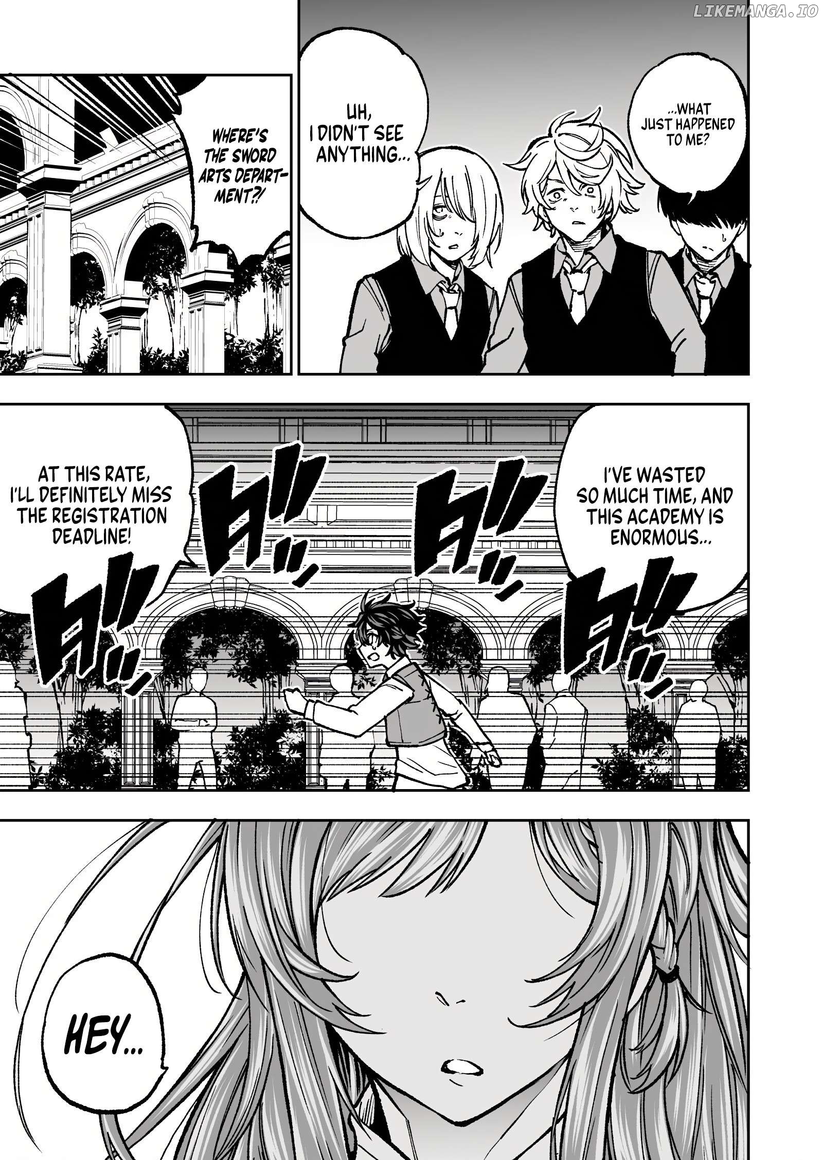 Umarekawatta Kensei, Kenshi ga Reiguu sareru Majutsu Shijou Shugi no Gakuen de Musou suru Chapter 1 - page 13