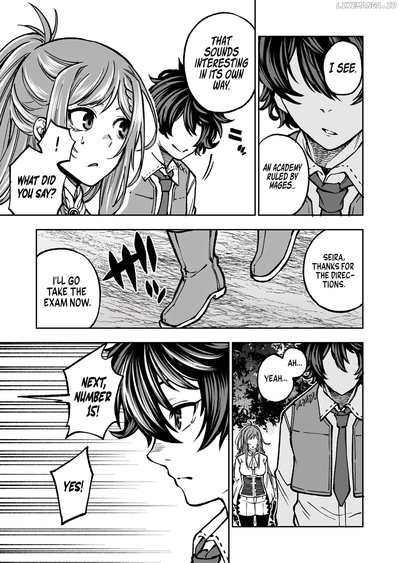 Umarekawatta Kensei, Kenshi ga Reiguu sareru Majutsu Shijou Shugi no Gakuen de Musou suru Chapter 1 - page 23