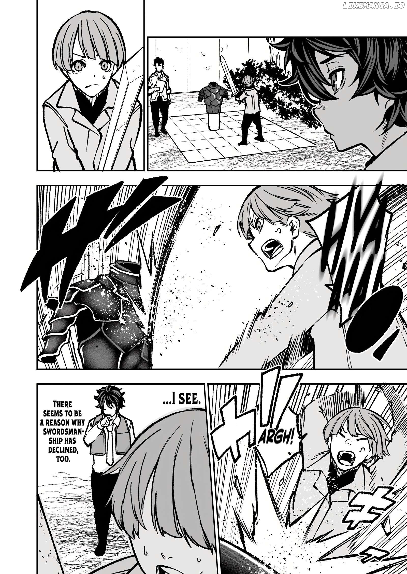 Umarekawatta Kensei, Kenshi ga Reiguu sareru Majutsu Shijou Shugi no Gakuen de Musou suru Chapter 1 - page 24