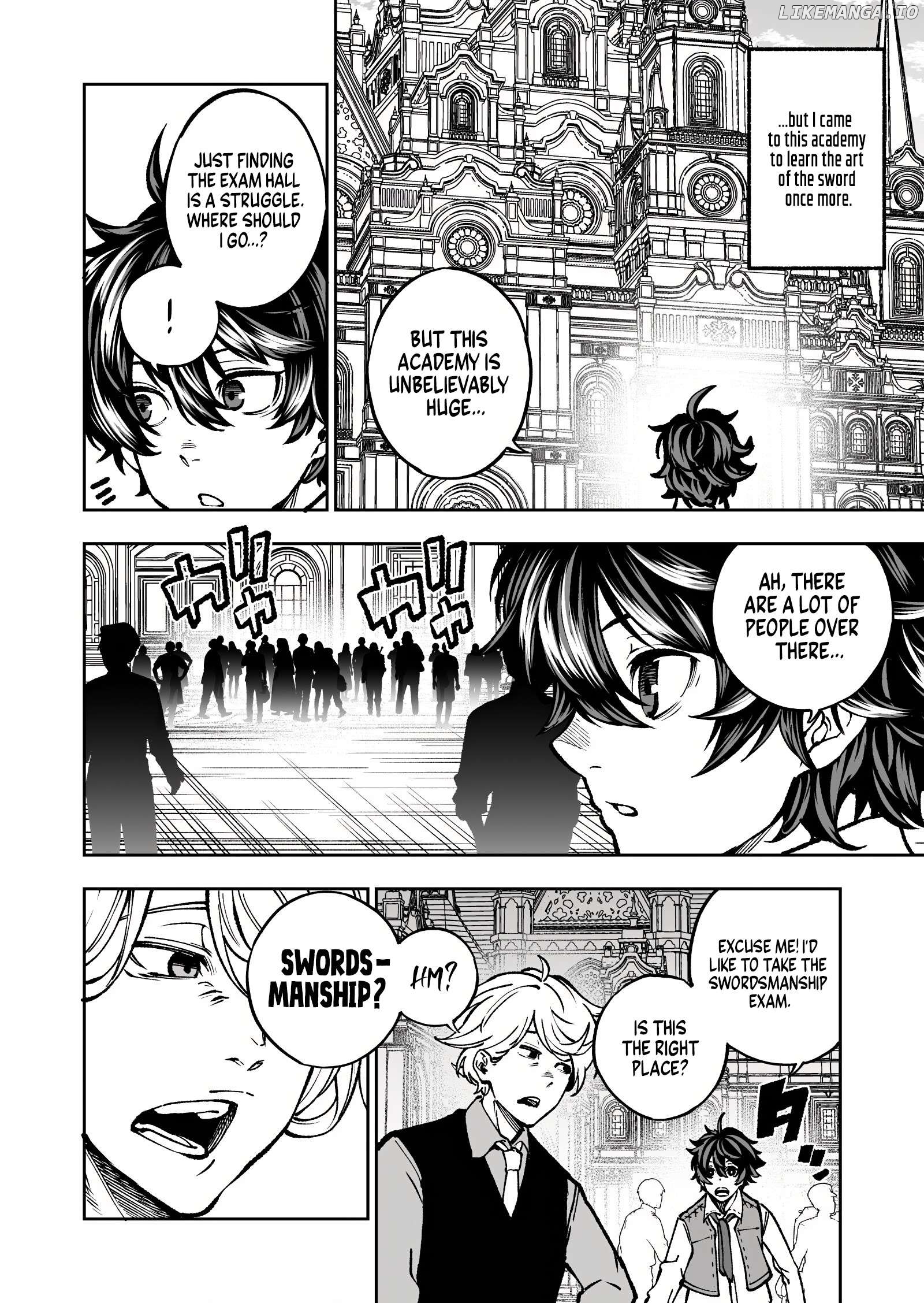 Umarekawatta Kensei, Kenshi ga Reiguu sareru Majutsu Shijou Shugi no Gakuen de Musou suru Chapter 1 - page 6
