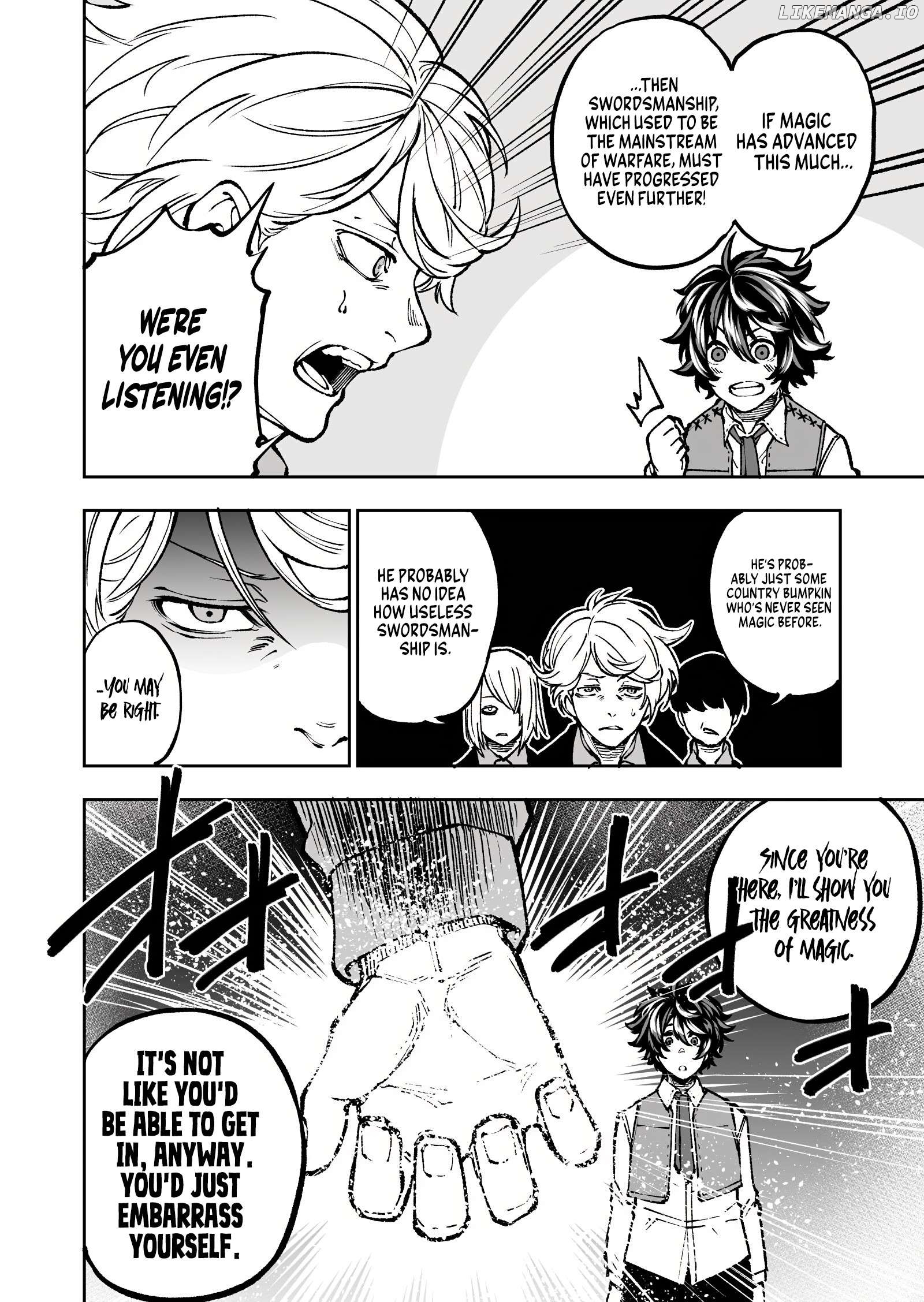 Umarekawatta Kensei, Kenshi ga Reiguu sareru Majutsu Shijou Shugi no Gakuen de Musou suru Chapter 1 - page 8