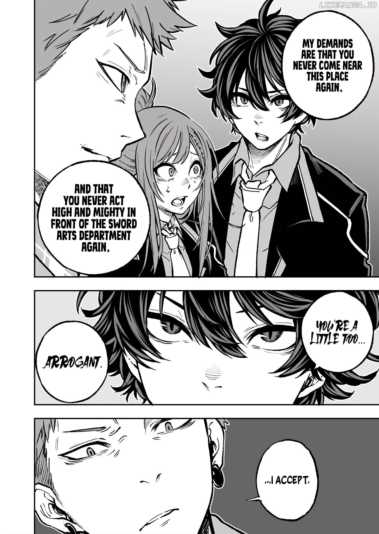 Umarekawatta Kensei, Kenshi ga Reiguu sareru Majutsu Shijou Shugi no Gakuen de Musou suru Chapter 2 - page 32