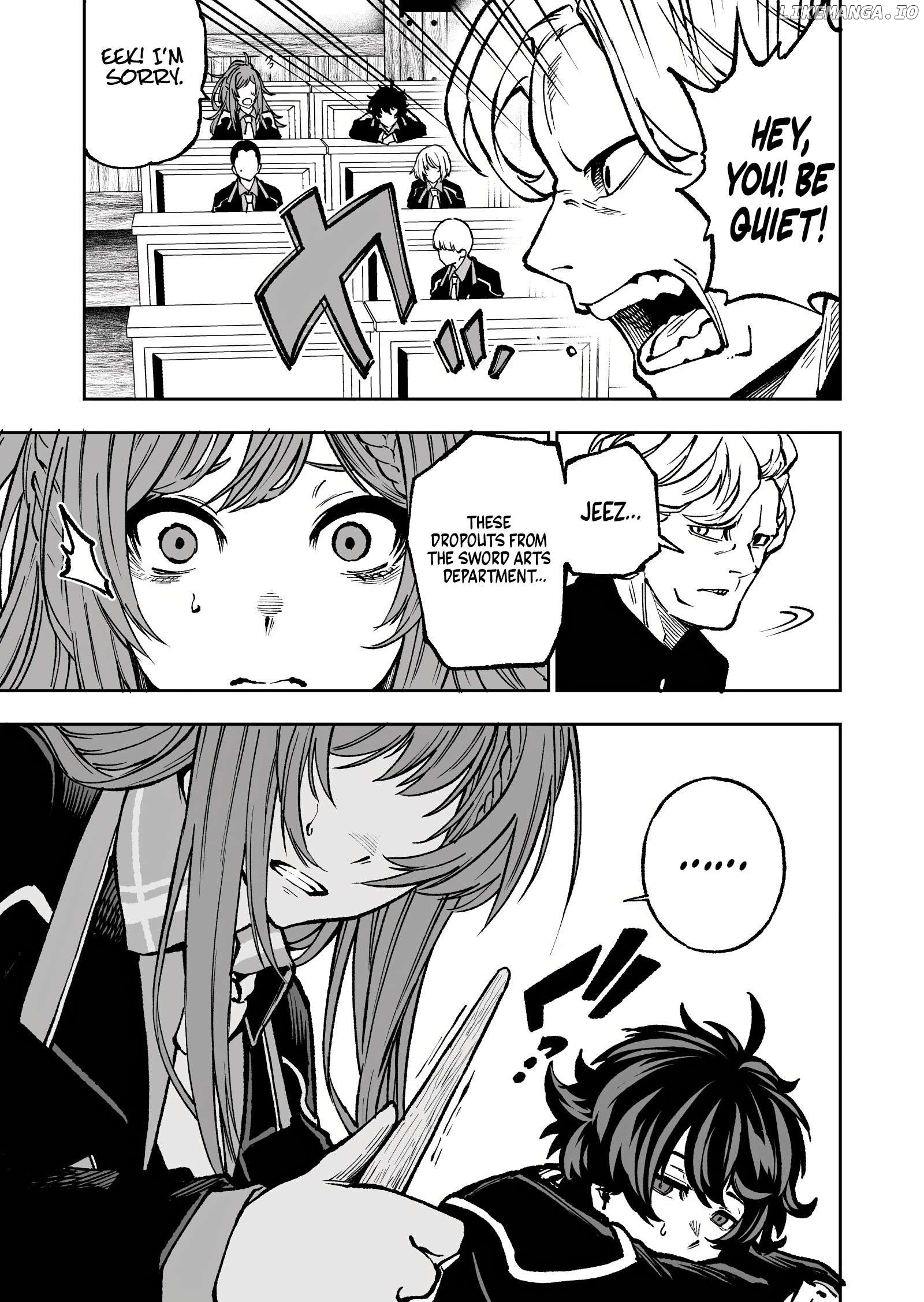Umarekawatta Kensei, Kenshi ga Reiguu sareru Majutsu Shijou Shugi no Gakuen de Musou suru Chapter 2 - page 7