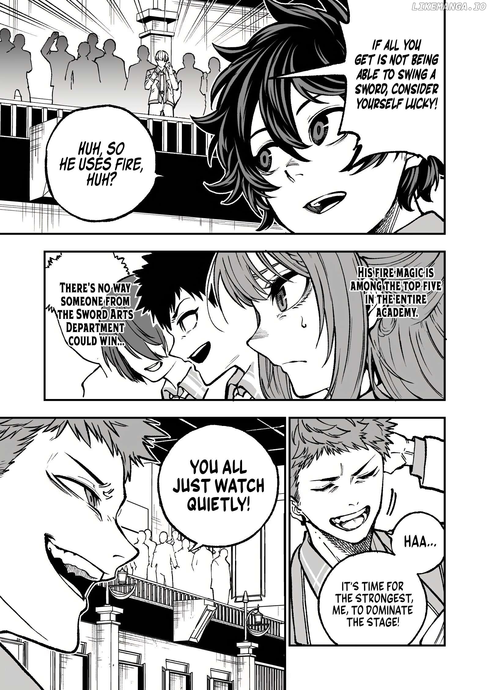 Umarekawatta Kensei, Kenshi ga Reiguu sareru Majutsu Shijou Shugi no Gakuen de Musou suru Chapter 3 - page 6