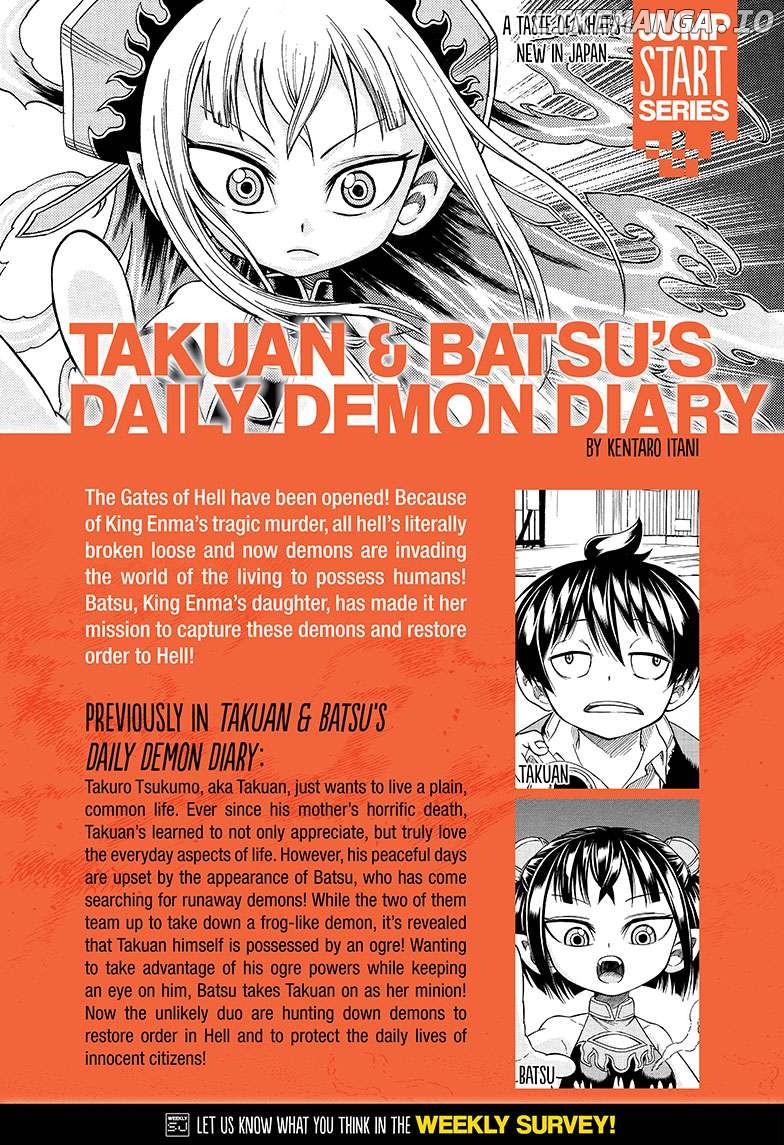 Takuan and Batsu's Daily Demon Diary Chapter 2 - page 1