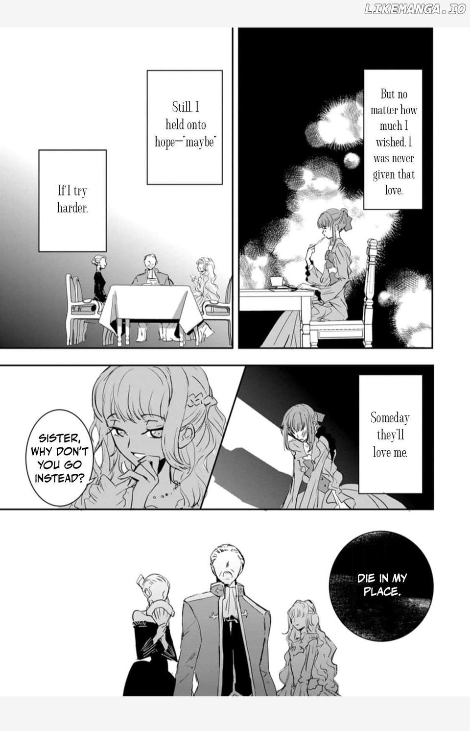"Omae ga Kawari ni Shine" to Iwareta Watashi. Imouto no Migawari ni Reikoku na Henkyou Haku no Moto e Totsugi, Shiawase wo Teniireru Chapter 3 - page 11