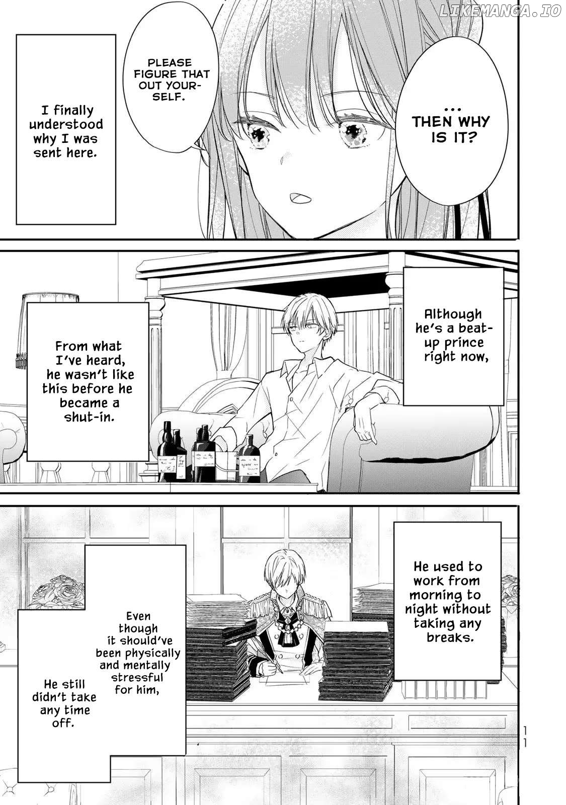 Tsukareta Ouji-sama to Kyouikugakari no Goreijou no Hanashi Chapter 1 - page 10