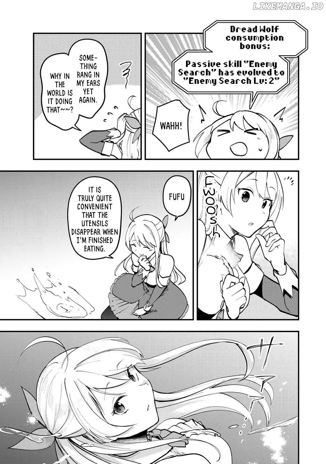 [Pakupaku desu wa] Tsuihousareta Ojou-sama no "Monster wo Taberu Hodo Tsuyoku Naru" Skill wa, 1-shoku de 1 Level Up suru Zendaimimon no Saikyou Skill deshita. 3-nichi de Jinrui Saikyou ni narimashita wa~! Chapter 1 - page 33