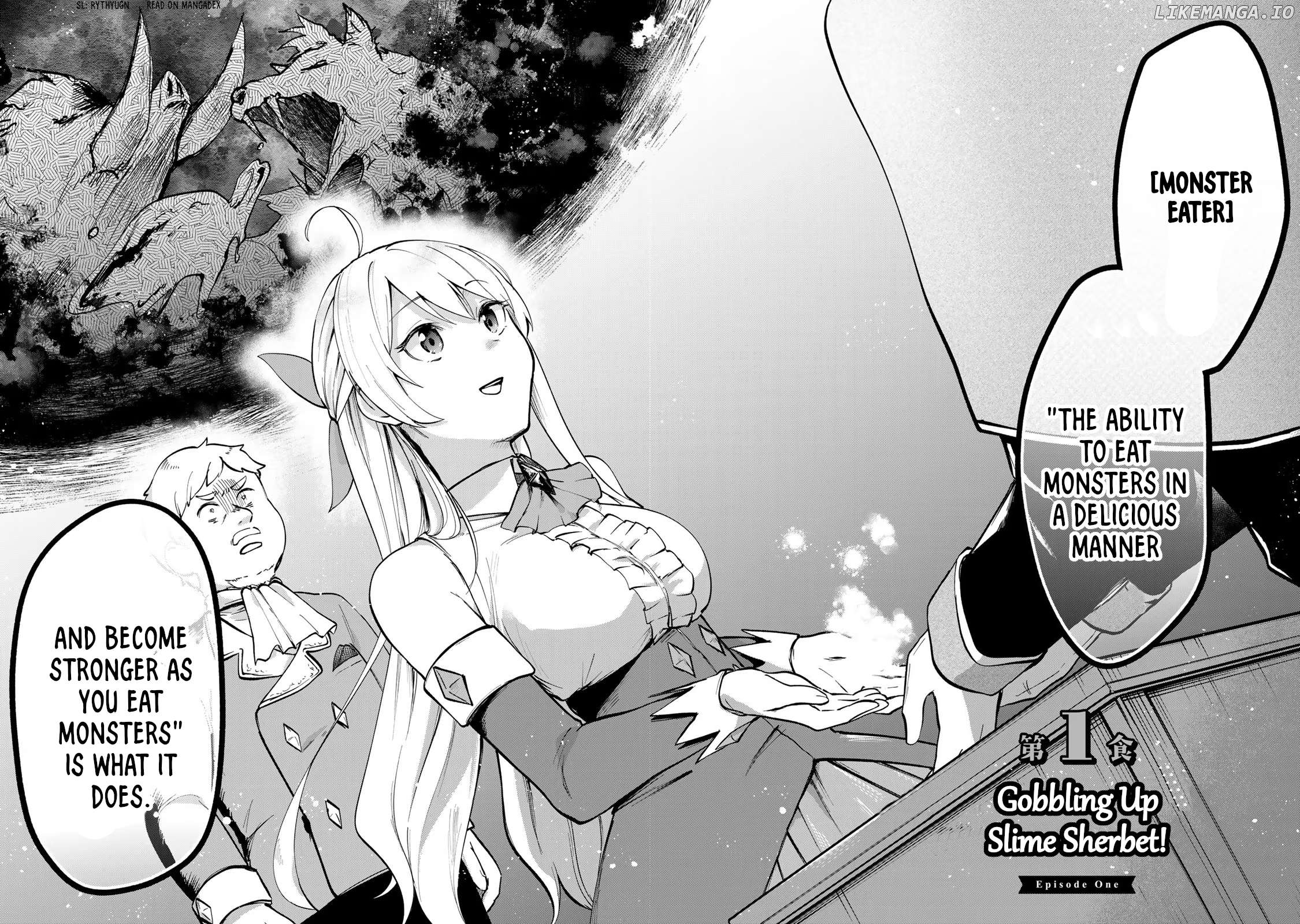 [Pakupaku desu wa] Tsuihousareta Ojou-sama no "Monster wo Taberu Hodo Tsuyoku Naru" Skill wa, 1-shoku de 1 Level Up suru Zendaimimon no Saikyou Skill deshita. 3-nichi de Jinrui Saikyou ni narimashita wa~! Chapter 1 - page 4