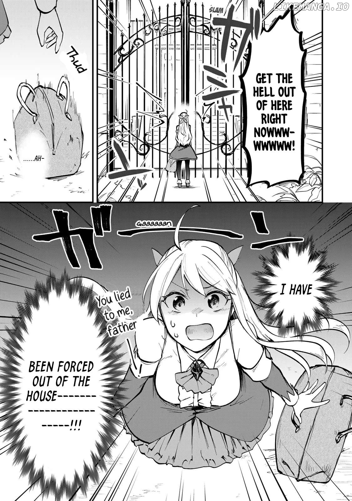 [Pakupaku desu wa] Tsuihousareta Ojou-sama no "Monster wo Taberu Hodo Tsuyoku Naru" Skill wa, 1-shoku de 1 Level Up suru Zendaimimon no Saikyou Skill deshita. 3-nichi de Jinrui Saikyou ni narimashita wa~! Chapter 1 - page 6